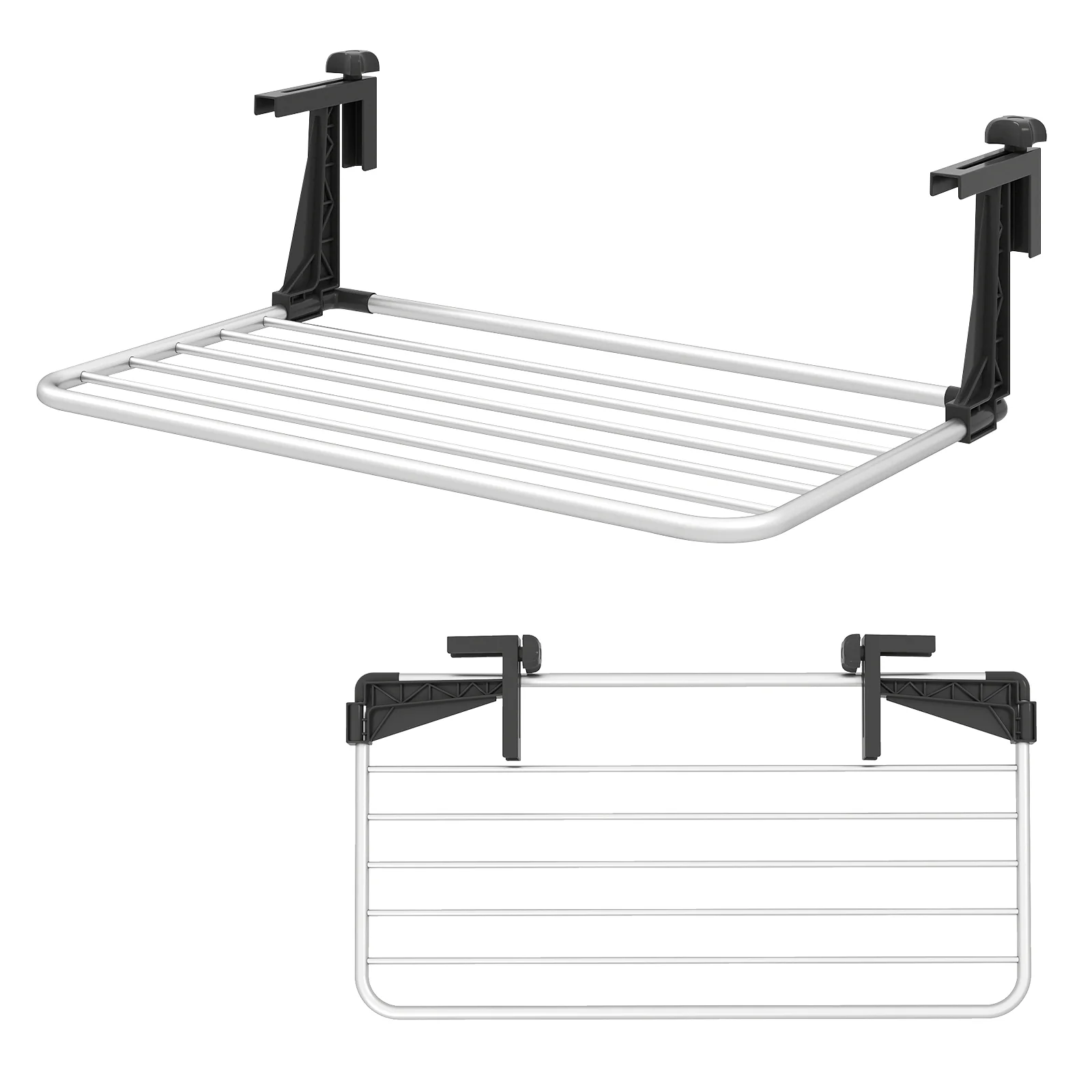 Portable Aluminum Clothes and Towel Drying Rack - Image 5