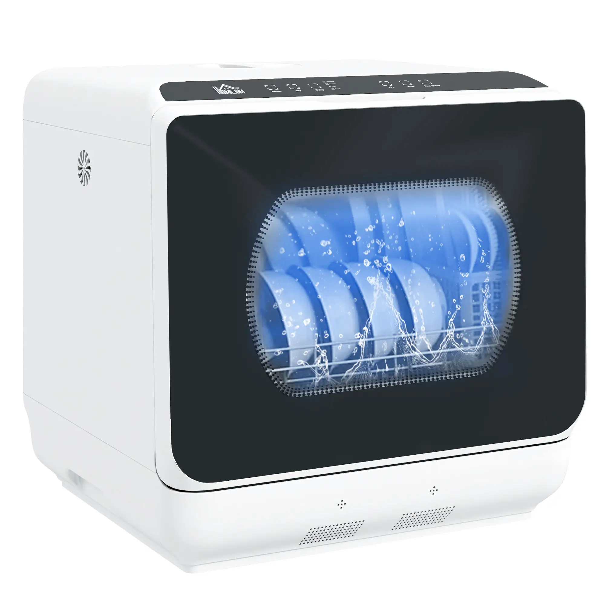Portable Counter Dishwasher, 4 Place Settings, 5 Programs, Air-Dry, 6L Tank - Image 11