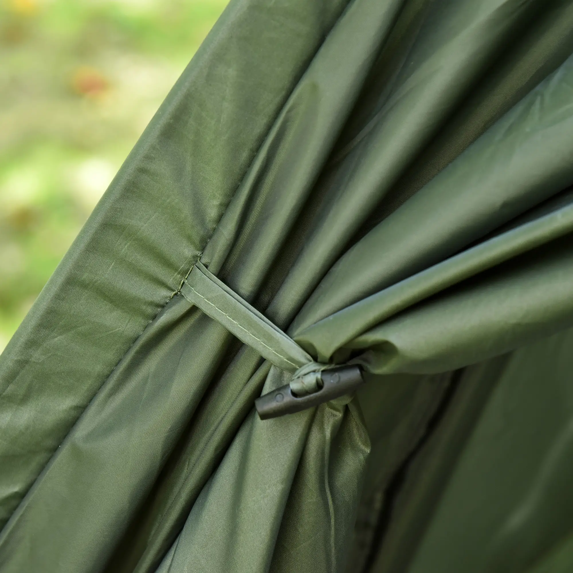 Portable Folding Camping Tent Cot, Air Mattress w/ Carry Bag, Pump, Dark Green - Image 9