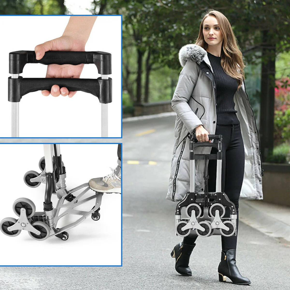 Portable Folding Stair Climbing Hand Truck - Image 8