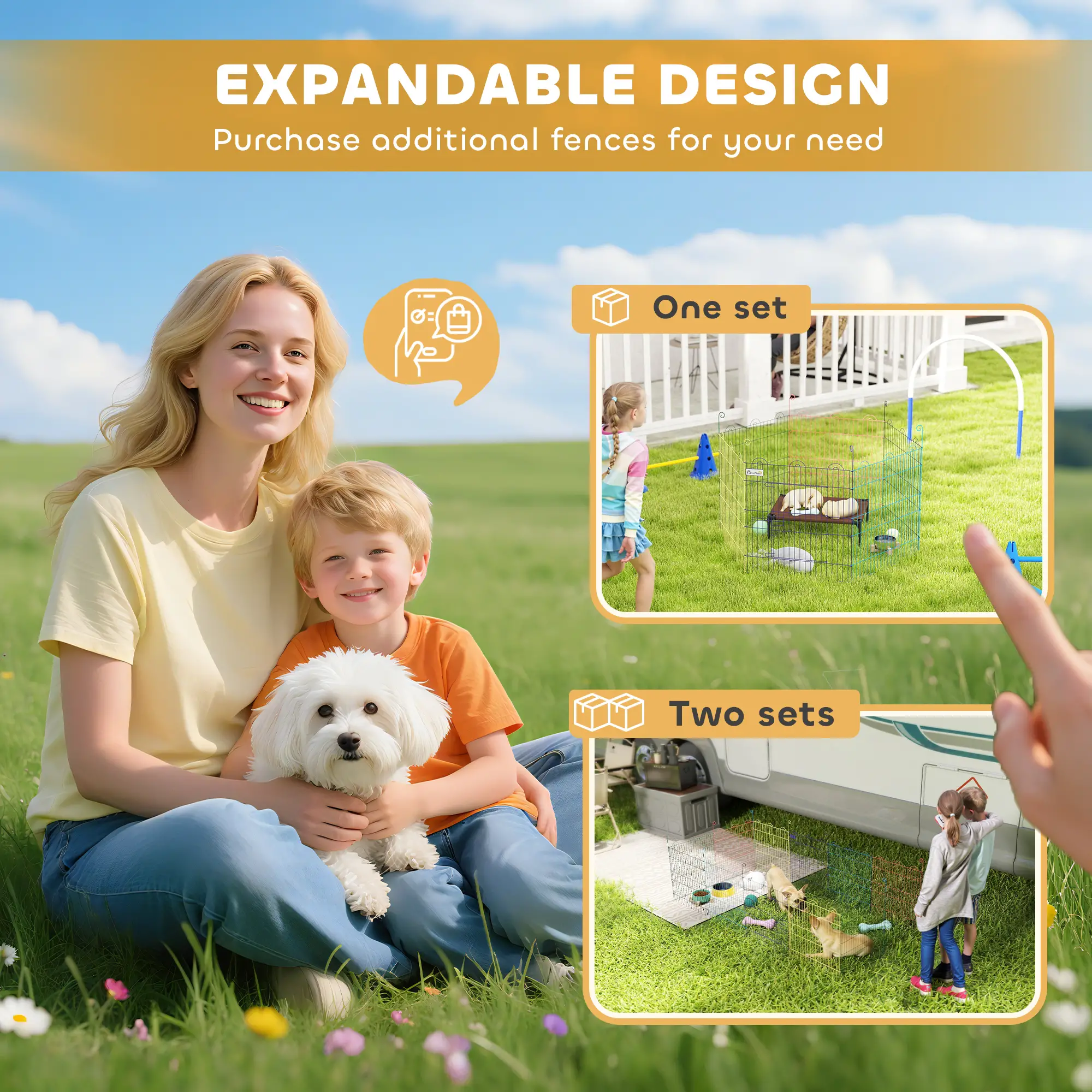 Portable Hexagon Metal Pet Playpen, Dog Exercise Fence, Multi-colored - Image 10