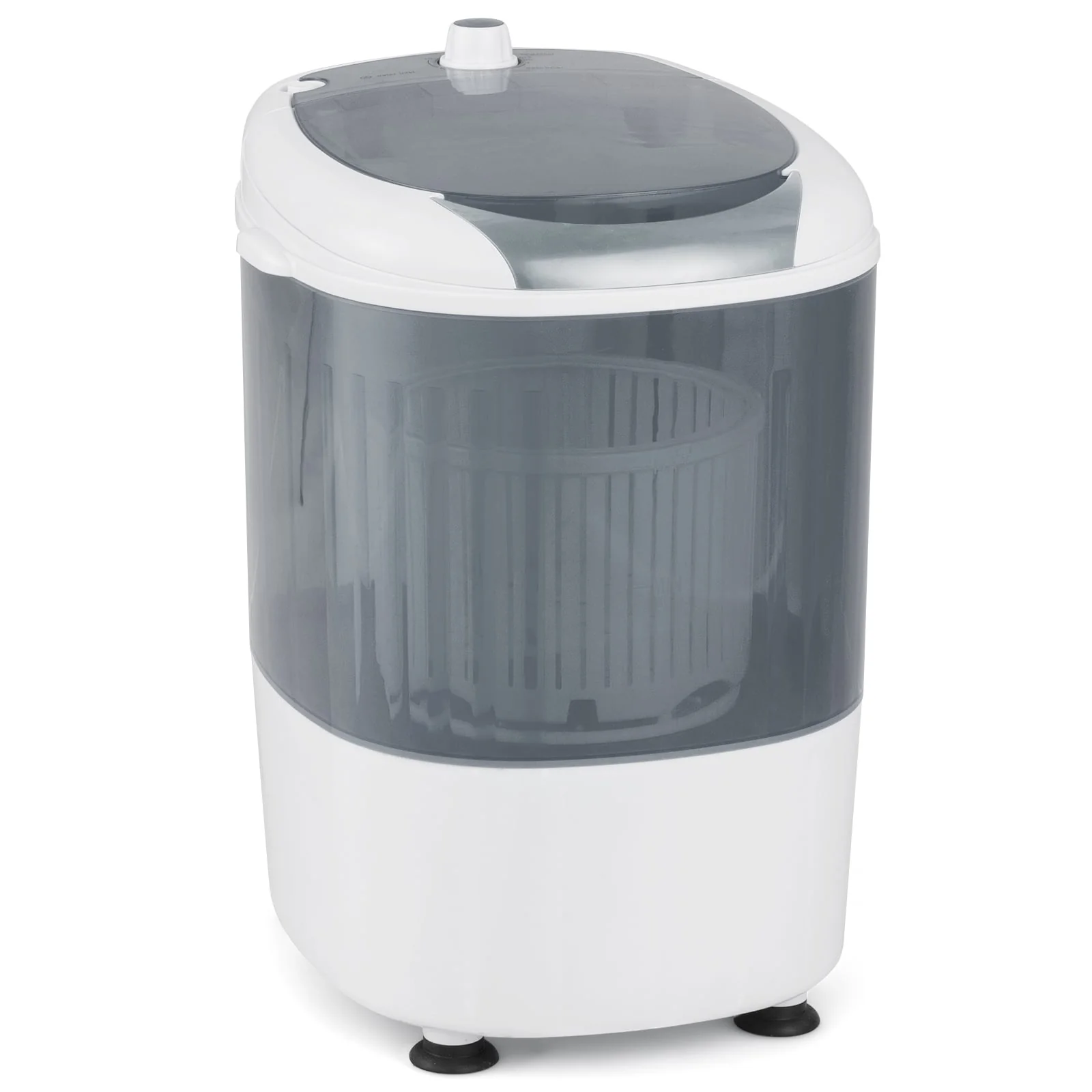 Portable Mini Washing Machine, Semi-Automatic Washer Spinner Combo, Gray - Image 4