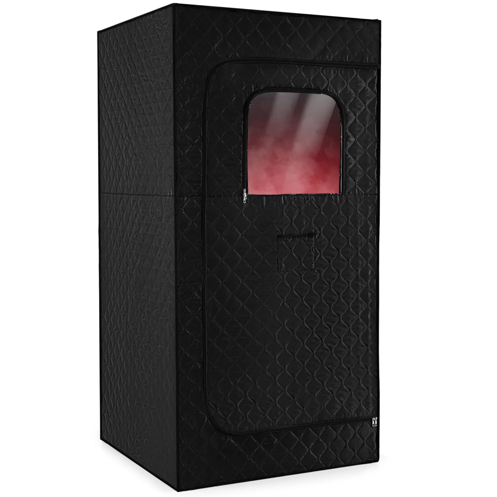 Portable Steam Sauna Box with 3L/1200W Fast-Heat Steamer and 15-Level Temperature, Black - Image 3