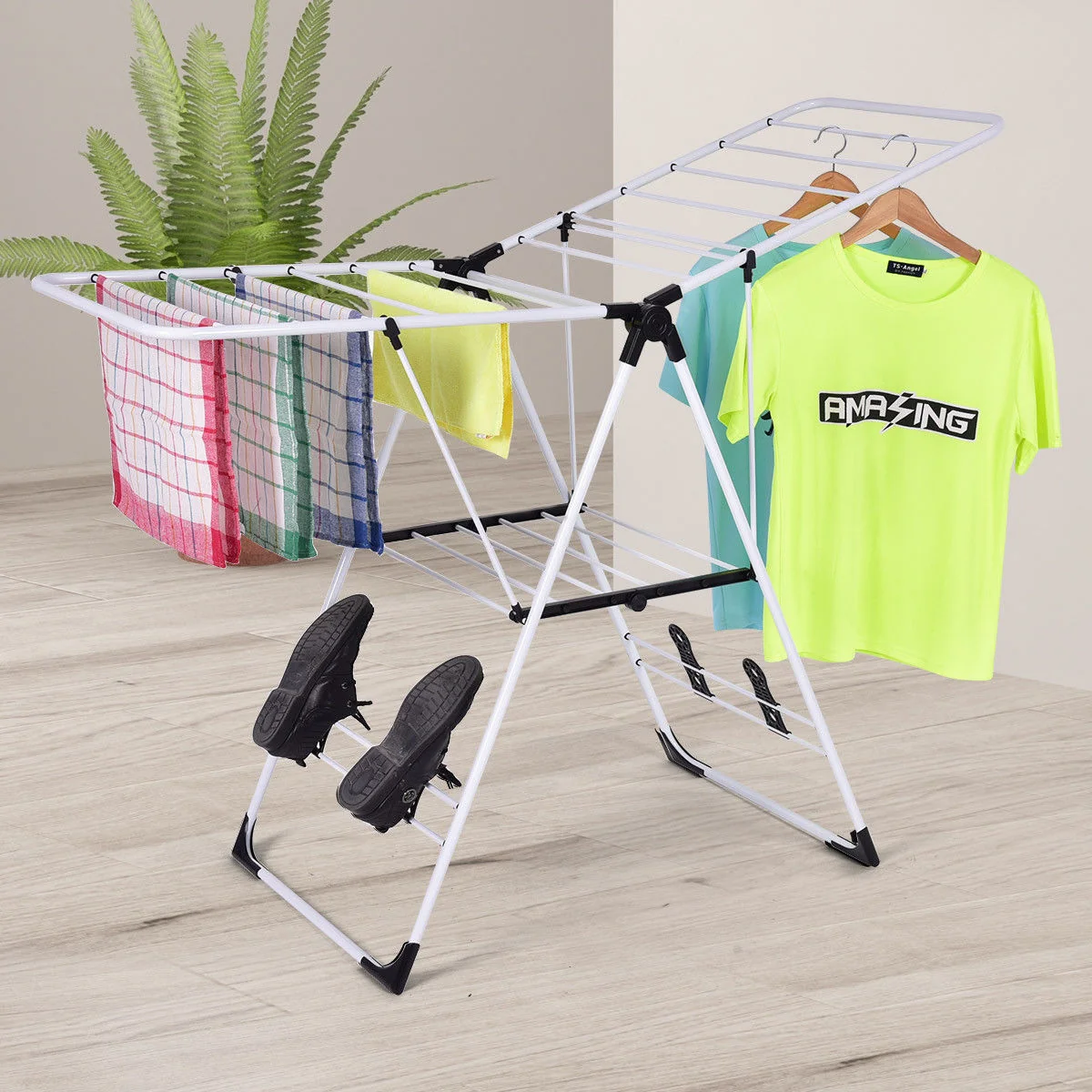Portable Storage Drying Rack, Laundry Clothes - Image 2