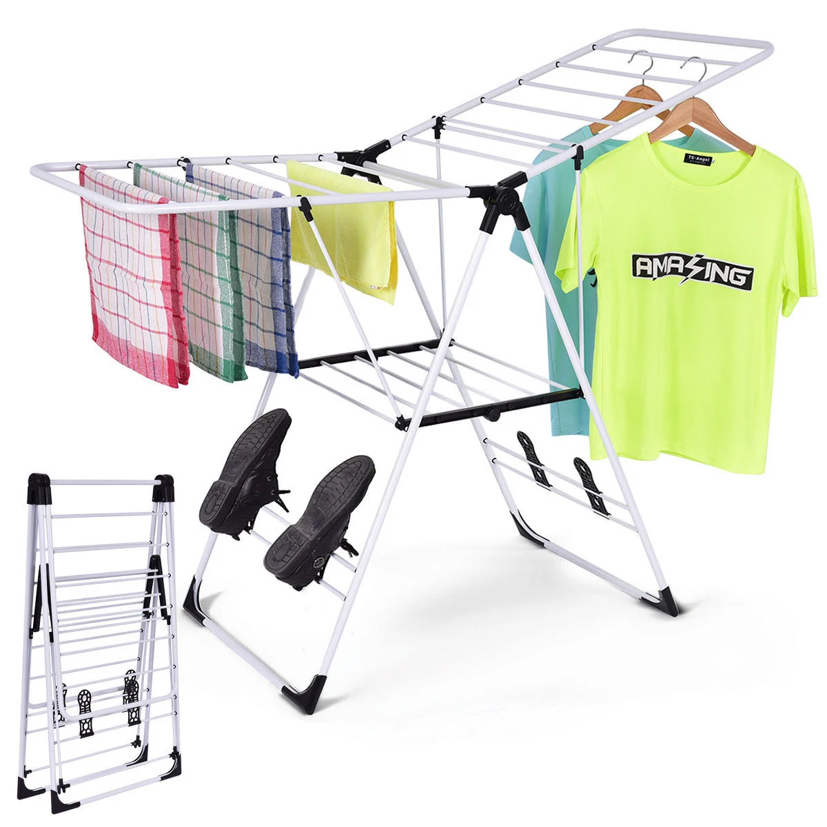Portable Storage Drying Rack, Laundry Clothes - Image 5