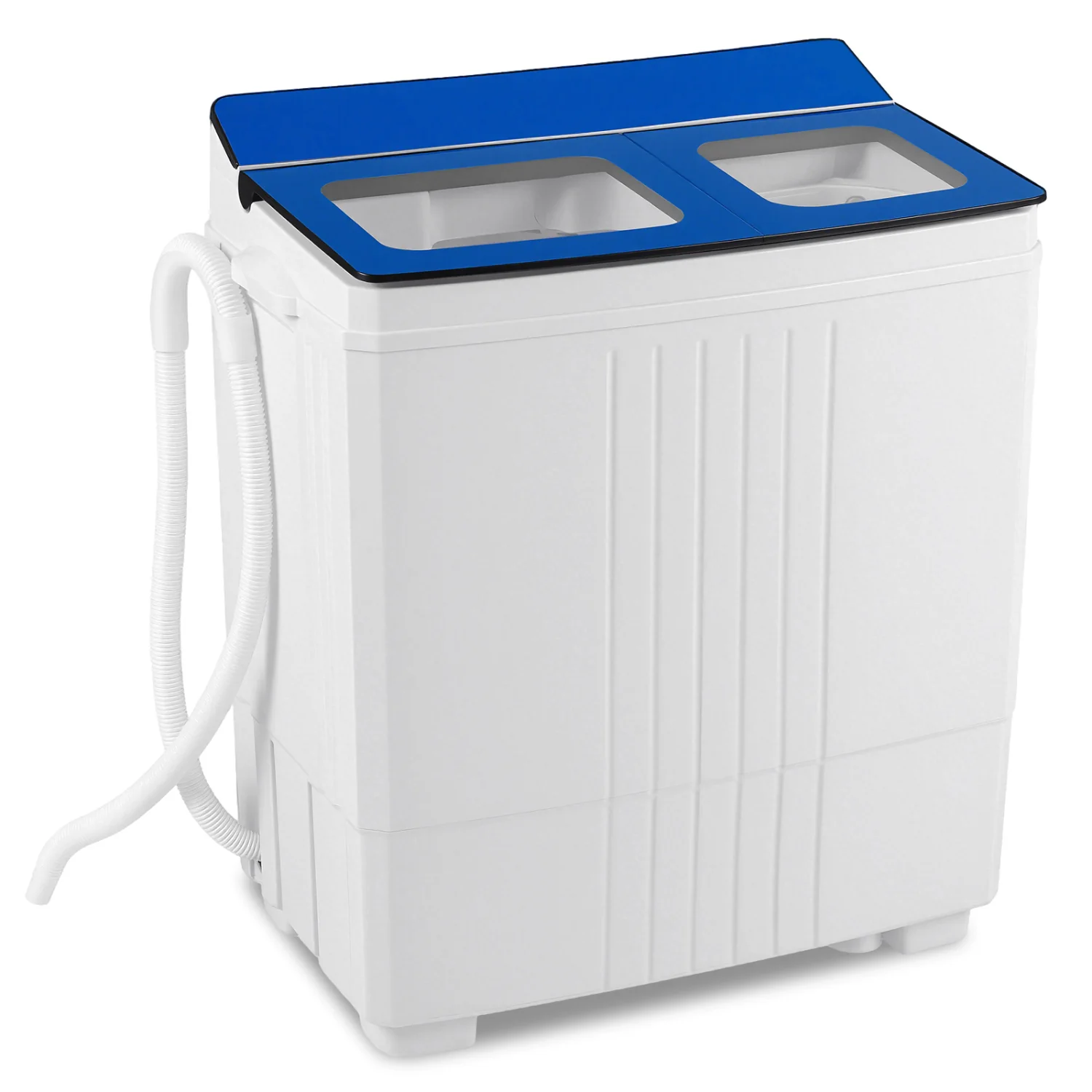Portable Washing Machine 18 lbs Mini Laundry Machine with 11 LBS Washer, Blue - Image 4