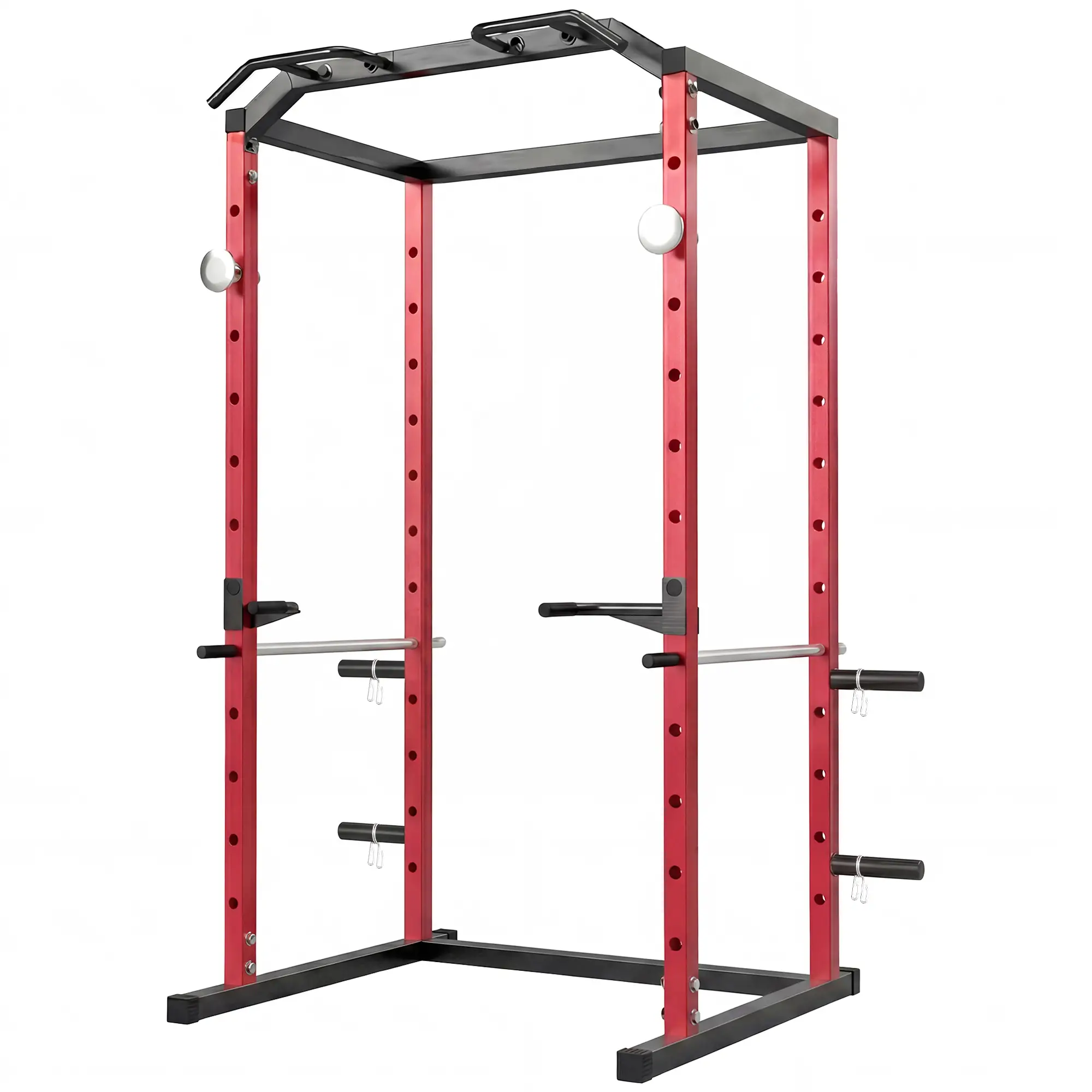 Power Cage, 1000 lbs Capacity, Adjustable Height Squat Rack