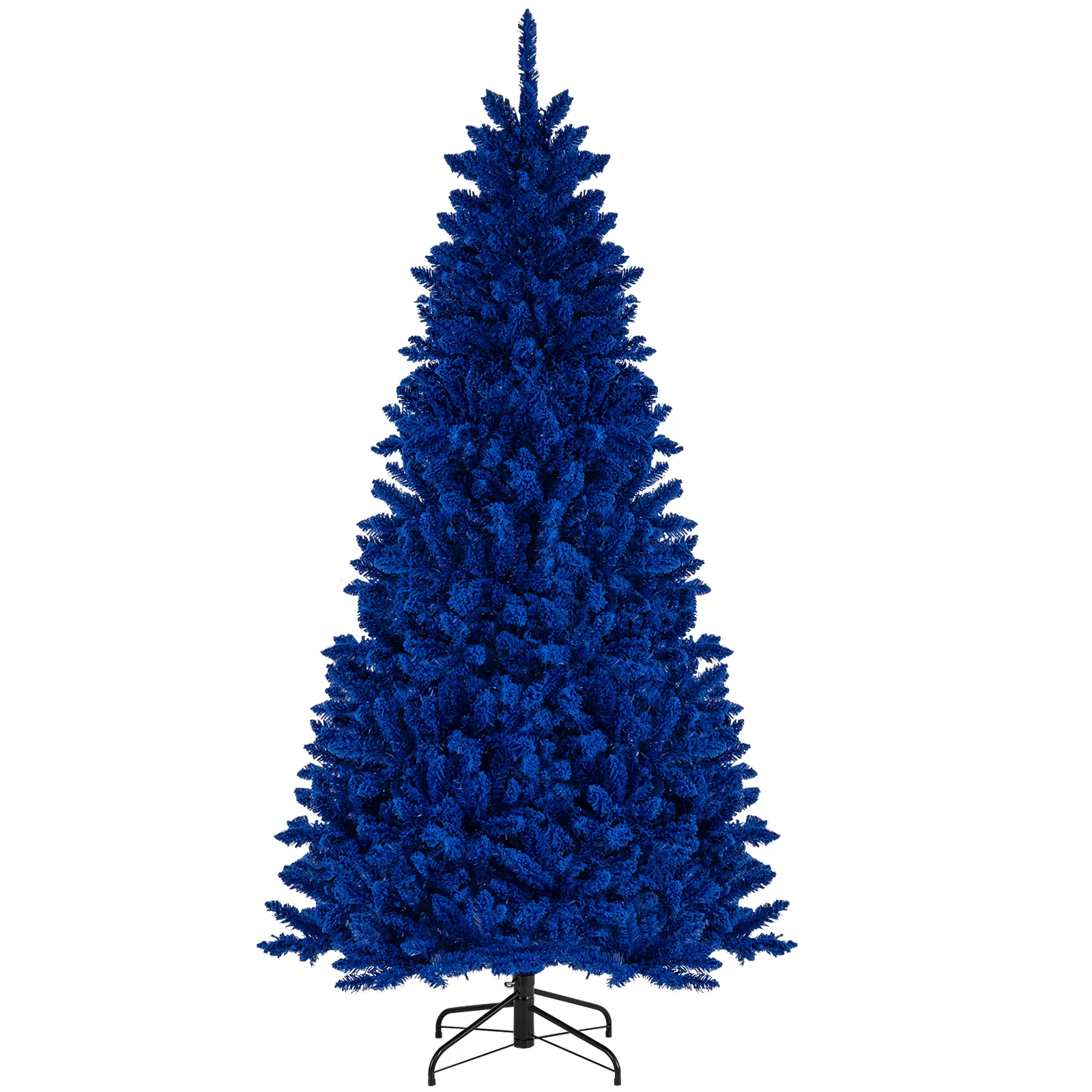 Pre-Lit Artificial Christmas Tree, 7 ft, 340 Blue LED Lights, 3 Modes, Blue - Image 5