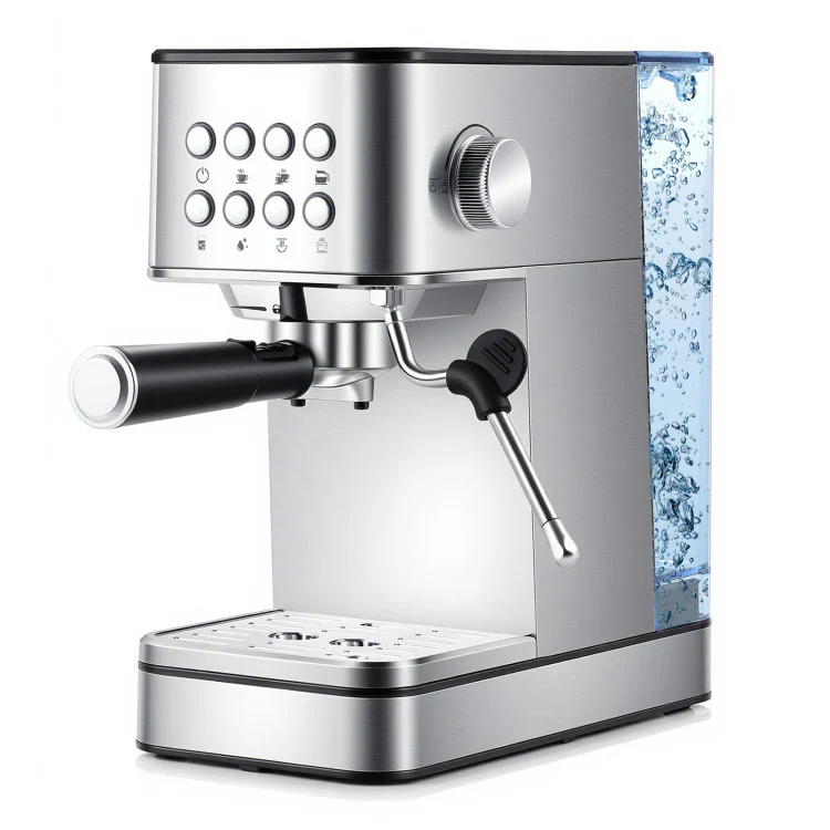 Premium Ice and Coffee Duo CNN-Acclaimed Nugget Ice Maker and 20-Bar Stainless Espresso Machine - Image 6