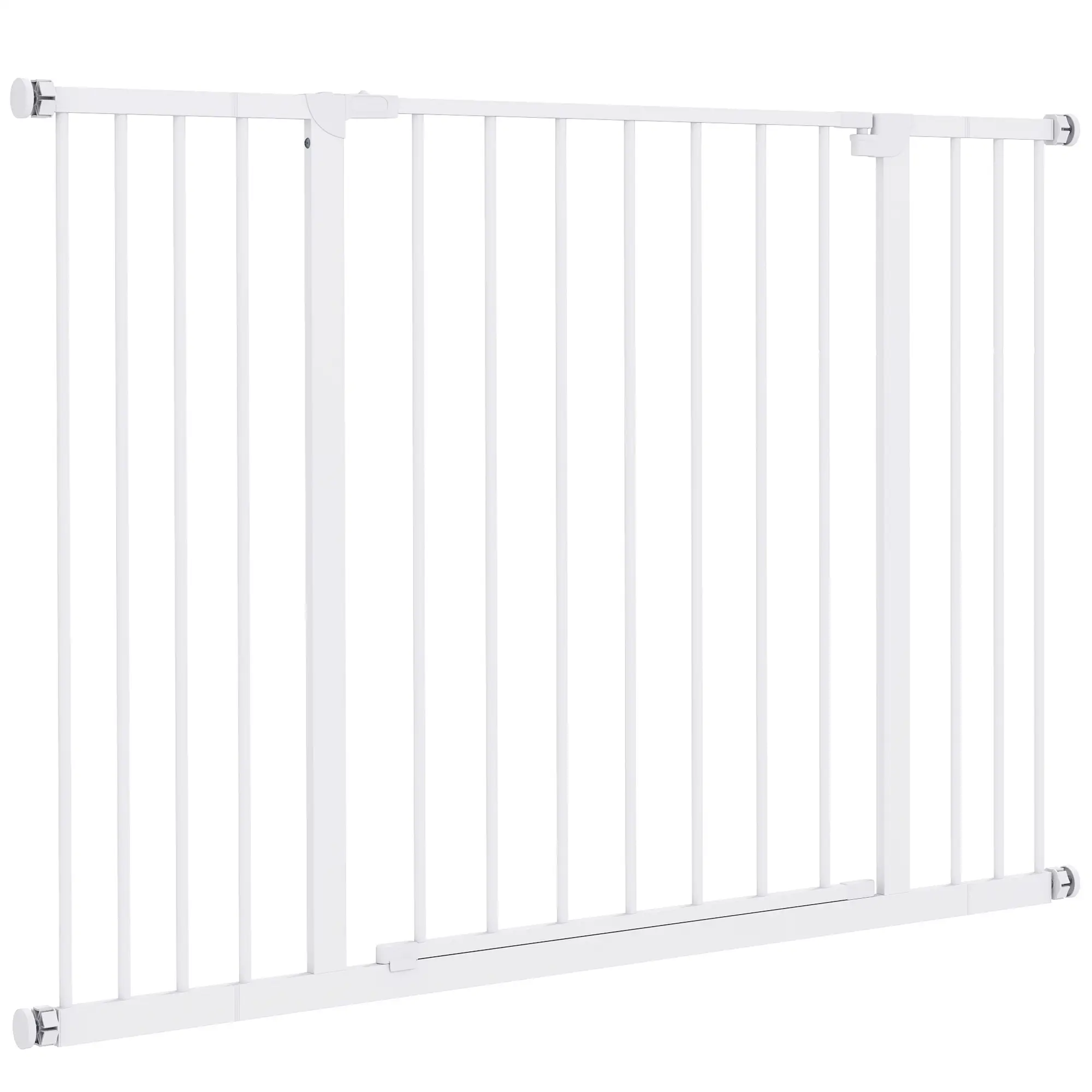 Pressure Fit Dog Gate, 29.9''-42.1'' Width, White - Image 11
