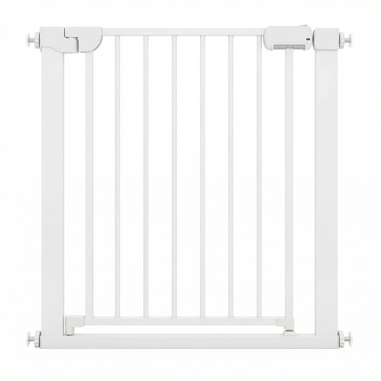 Pressure Mounted Auto-Close Baby Gate, White - Image 4