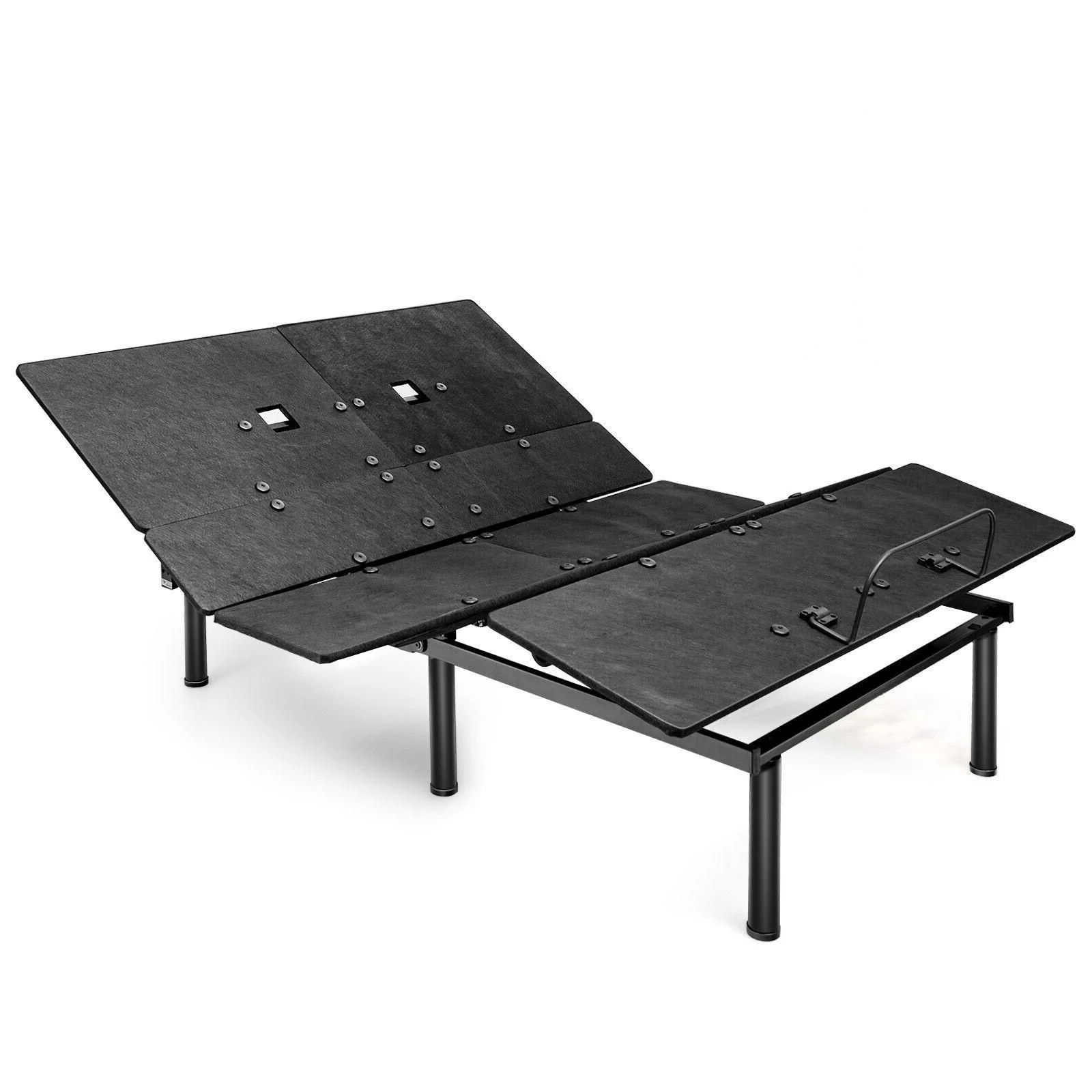 Queen Size Adjustable Bed Base, Head And Foot Incline, Black - Image 4