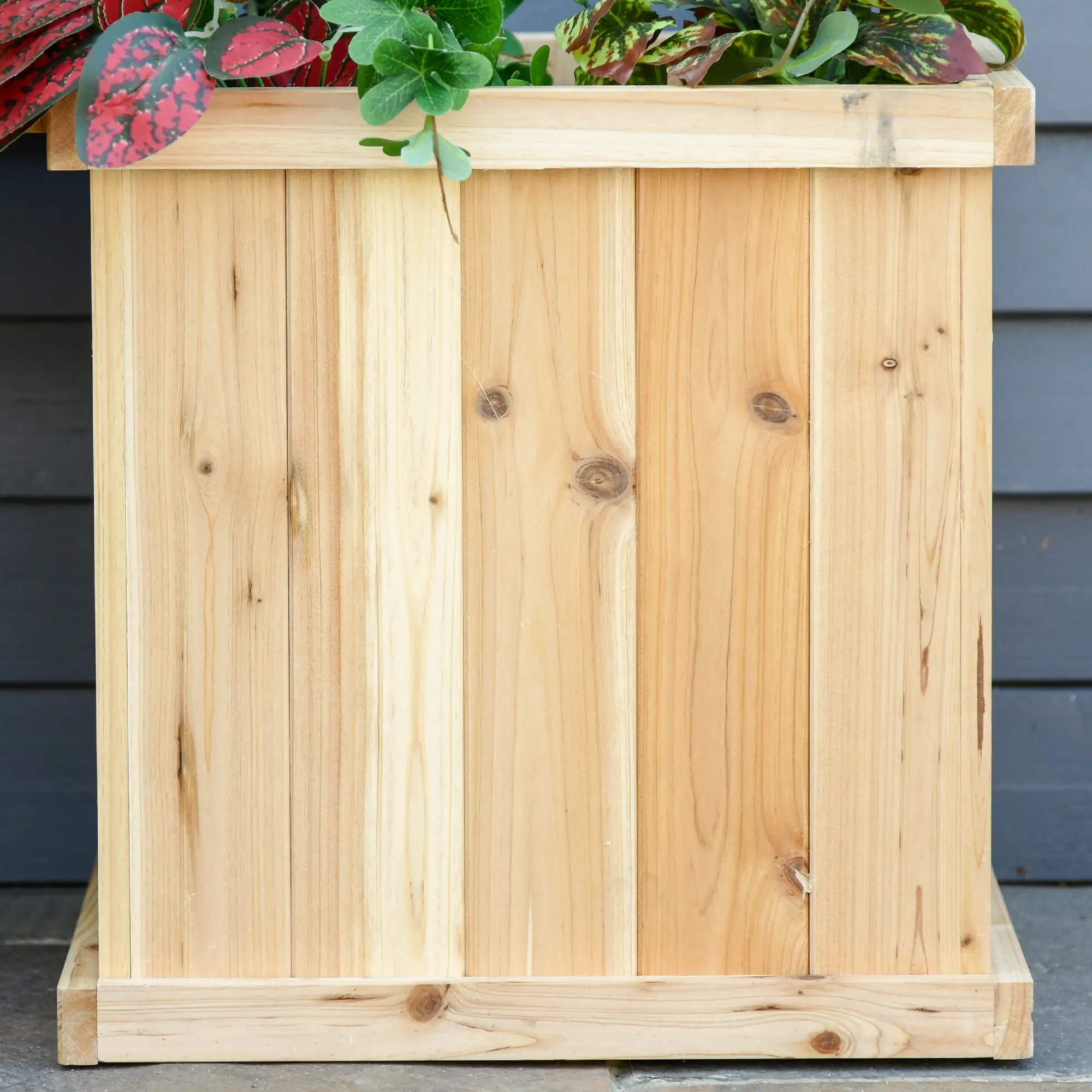 Raised Garden Bed Bench Planter, 69.25" x 15" x 15.75", Natural - Image 9