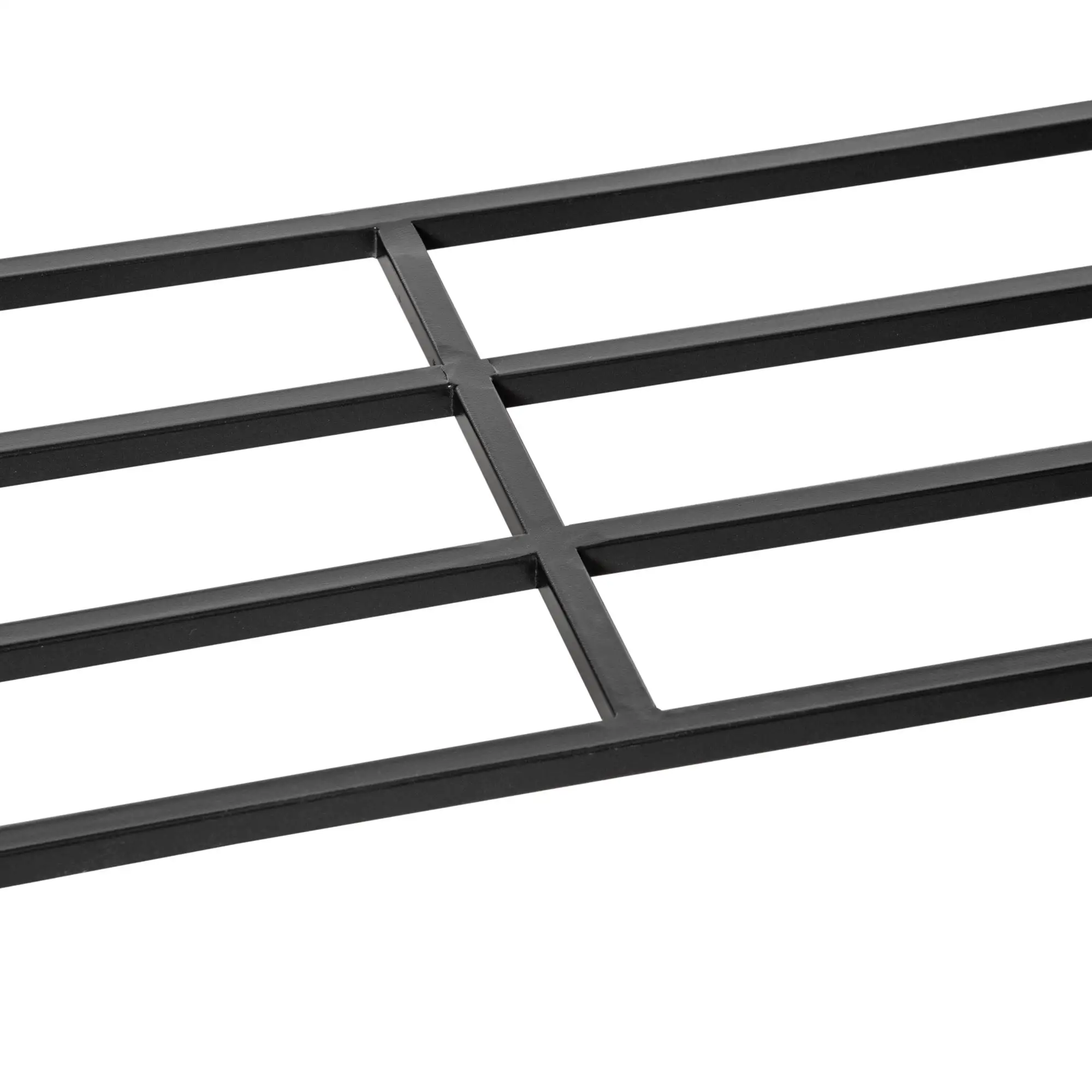 Rattan Raised Garden Box, Elevated Flower Bed with Storage, Black - Image 13