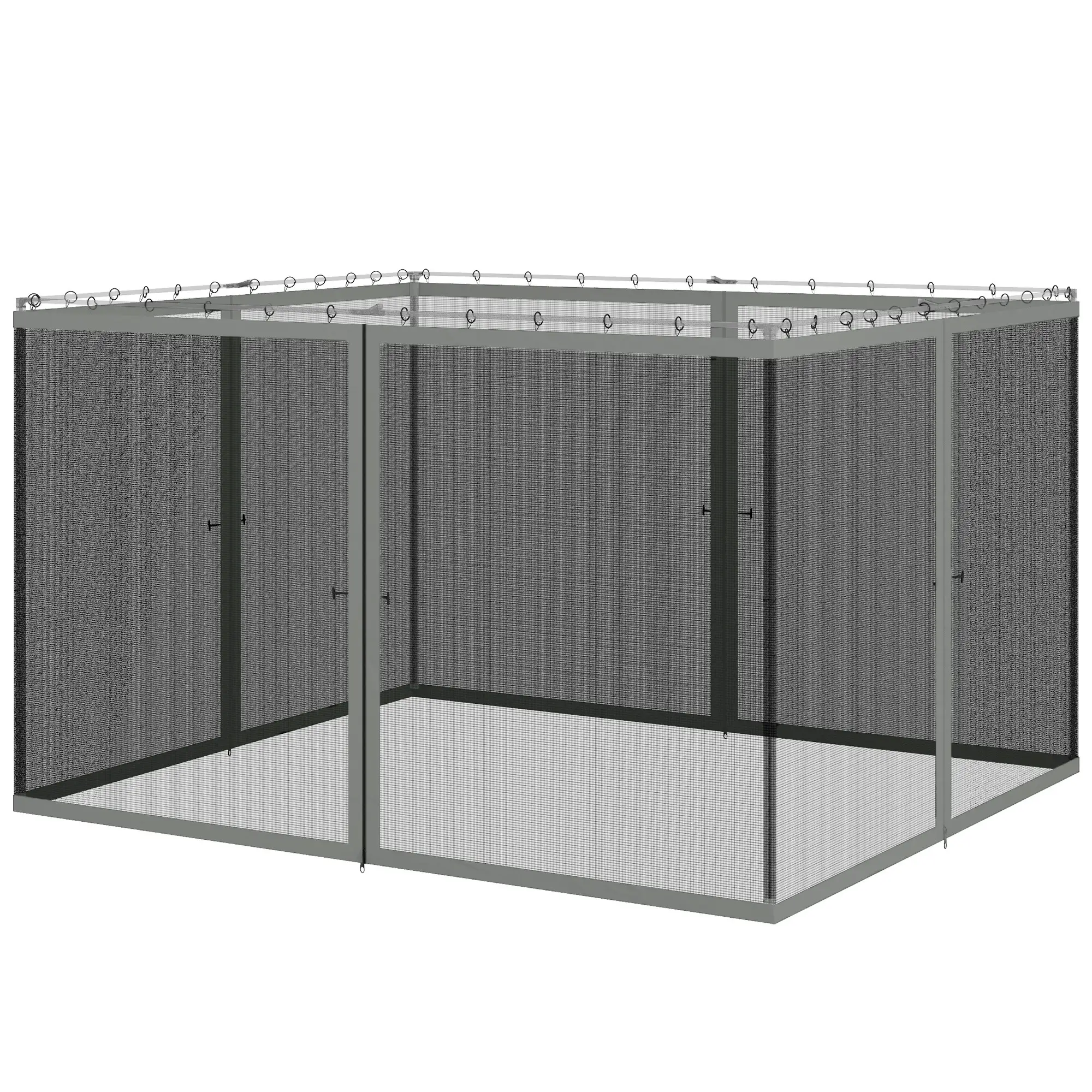 Replacement Mosquito Netting, 10' x 12', Black, Dark Grey