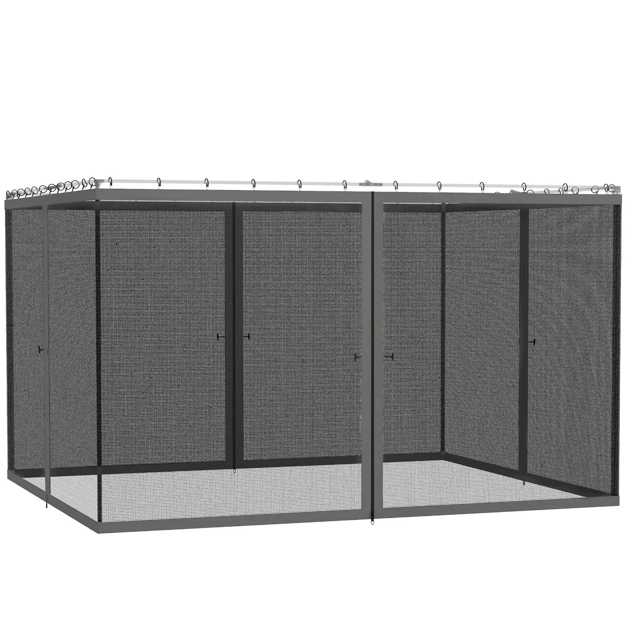 Replacement Mosquito Netting, 10' x 12', Black, Dark Grey - Image 10