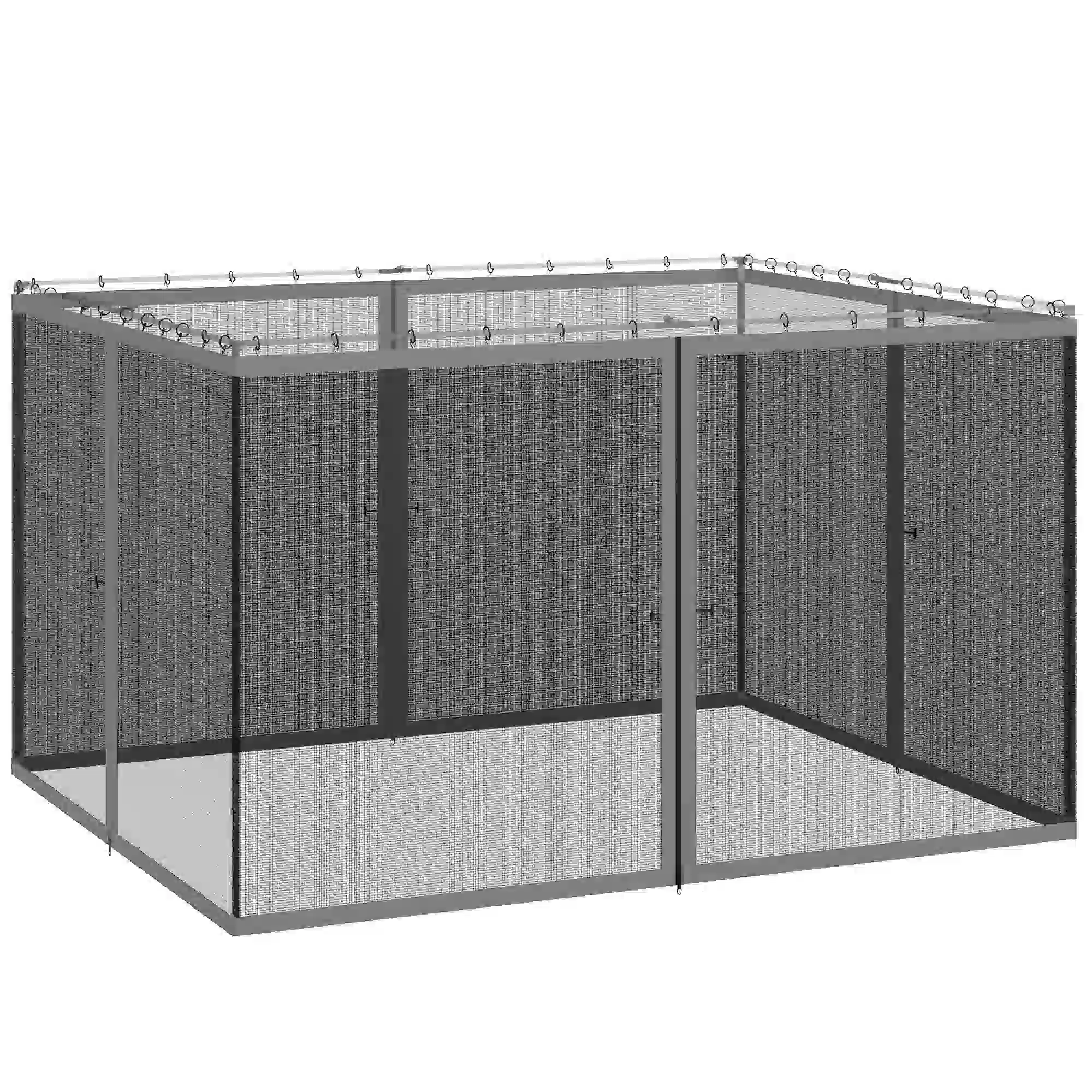 Replacement Mosquito Netting, 10' x 12', Black, Dark Grey - Image 11