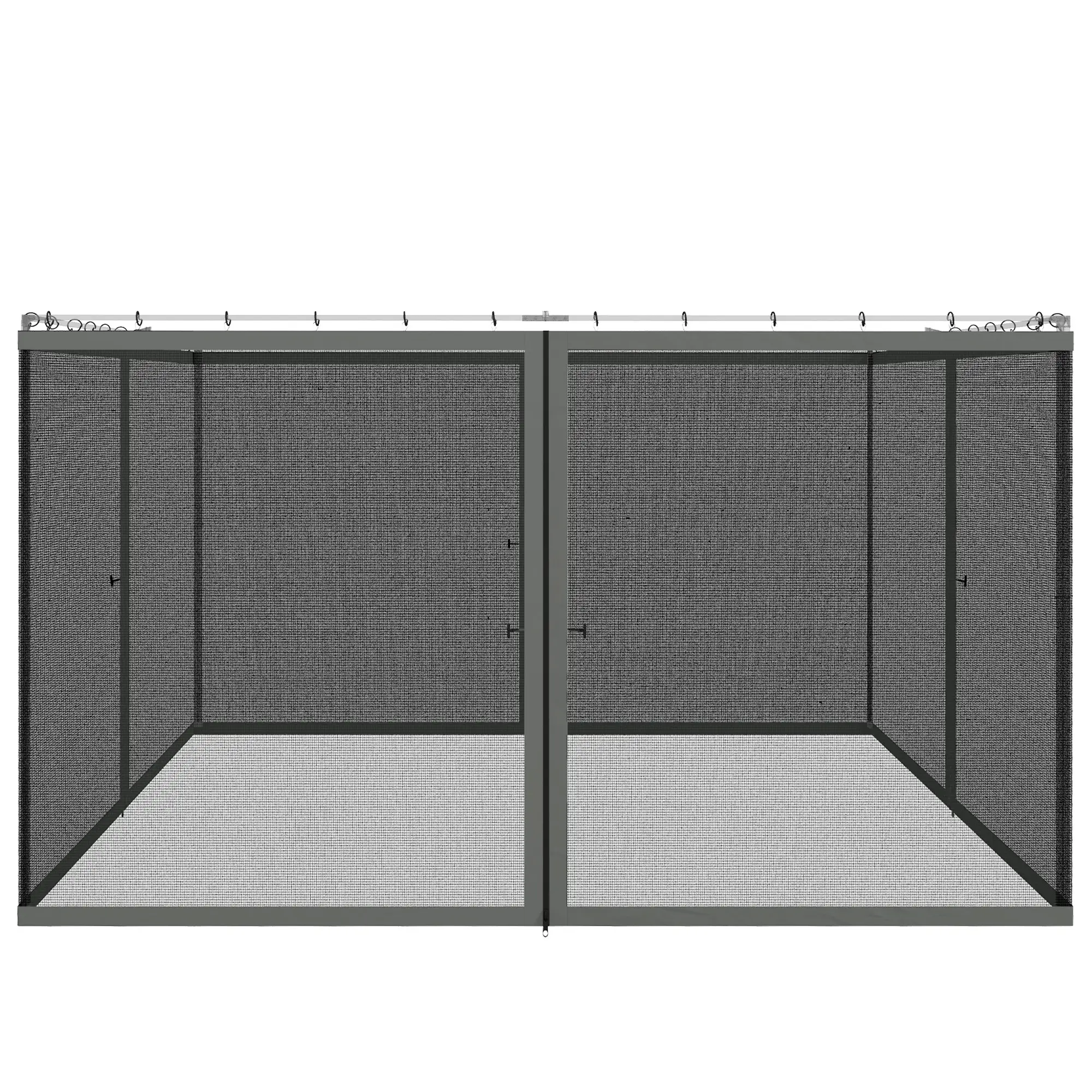 Replacement Mosquito Netting, 10' x 12', Black, Dark Grey - Image 9