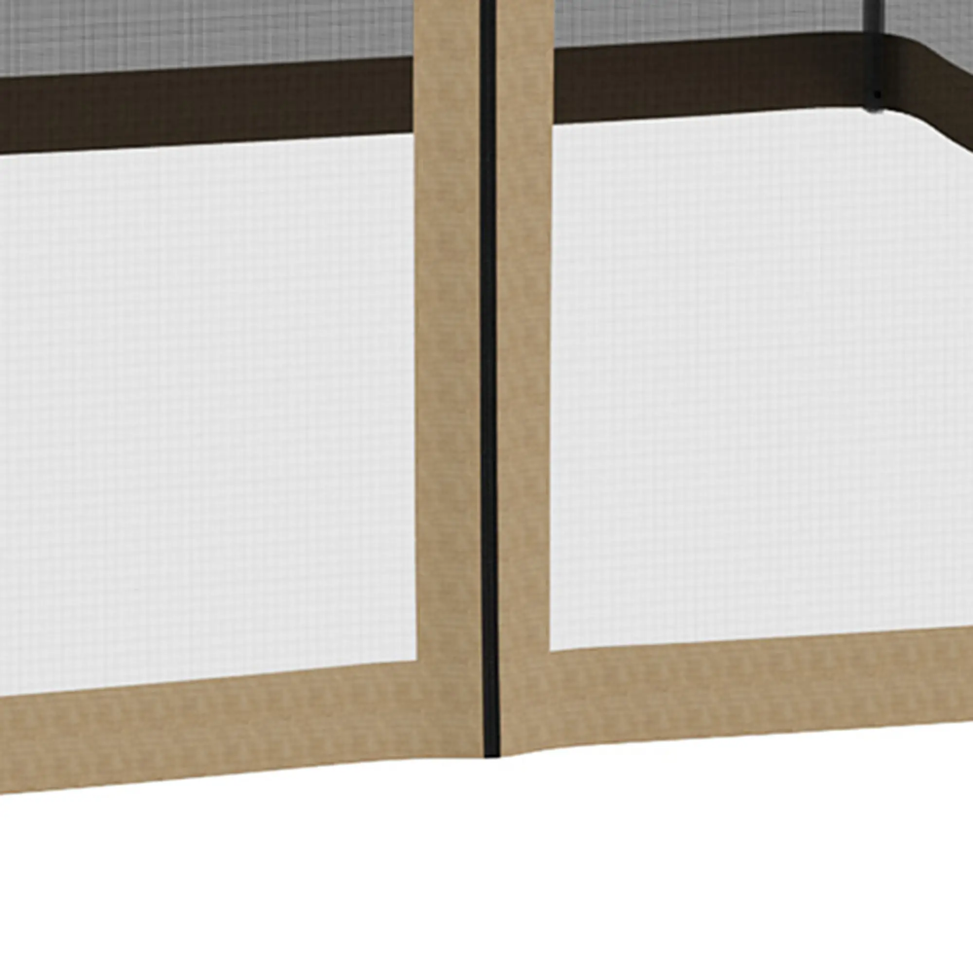 Replacement Mosquito Netting, Gazebo 10' x 10', Khaki, Black - Image 6