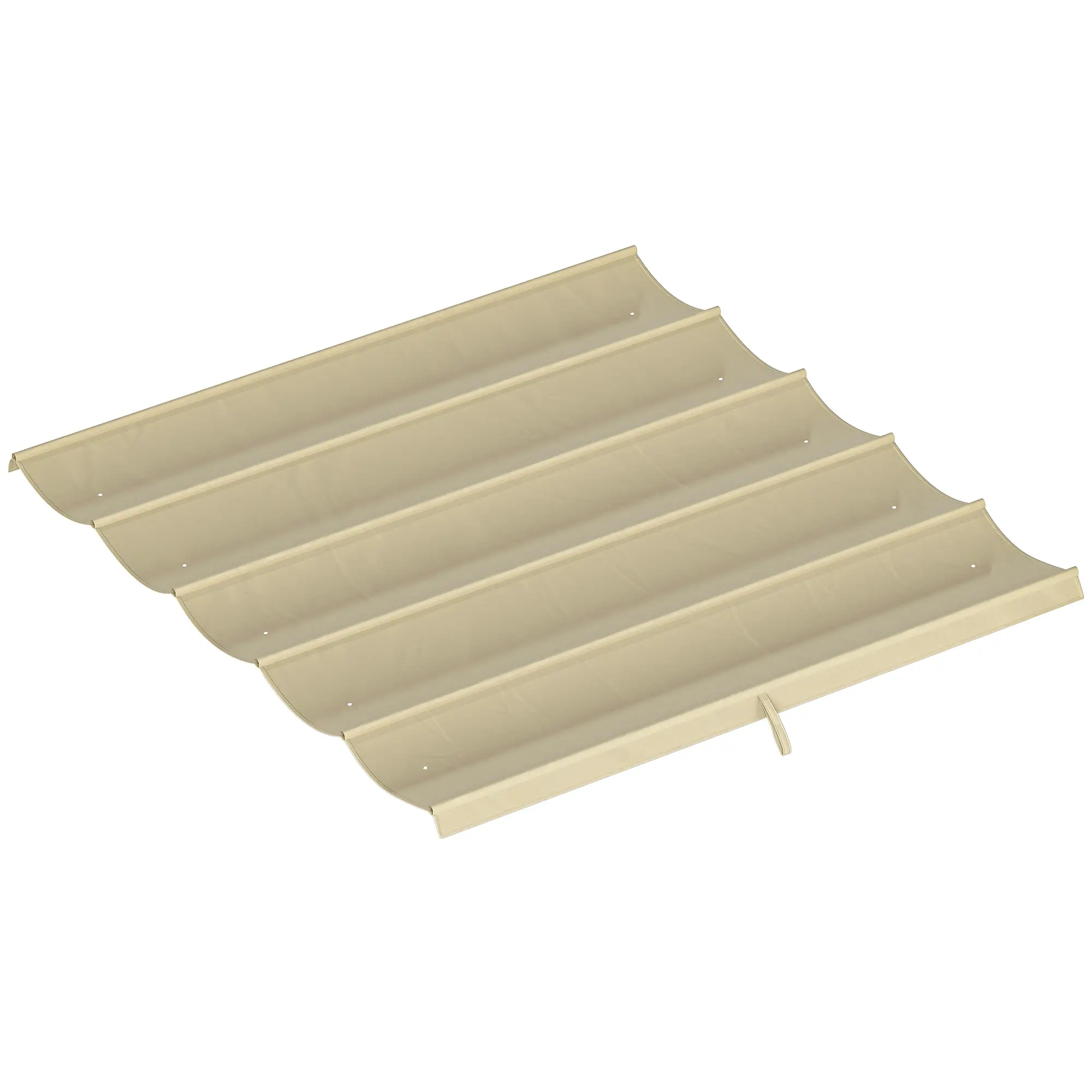 Retractable Pergola Canopy, 10' x 10', Beige - Image 11