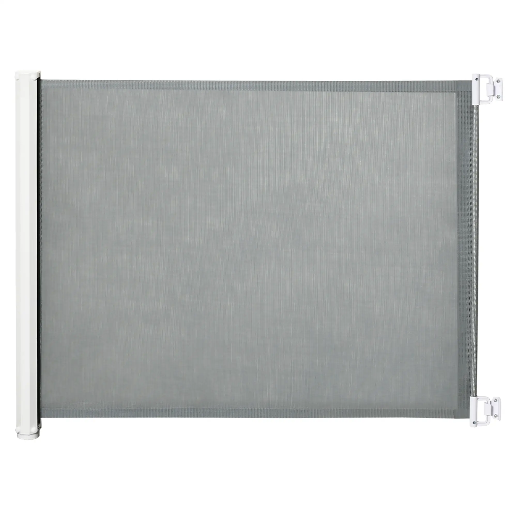 Retractable Pet Safety Gate, Flexible for Stairways Doorways, Grey - Image 11