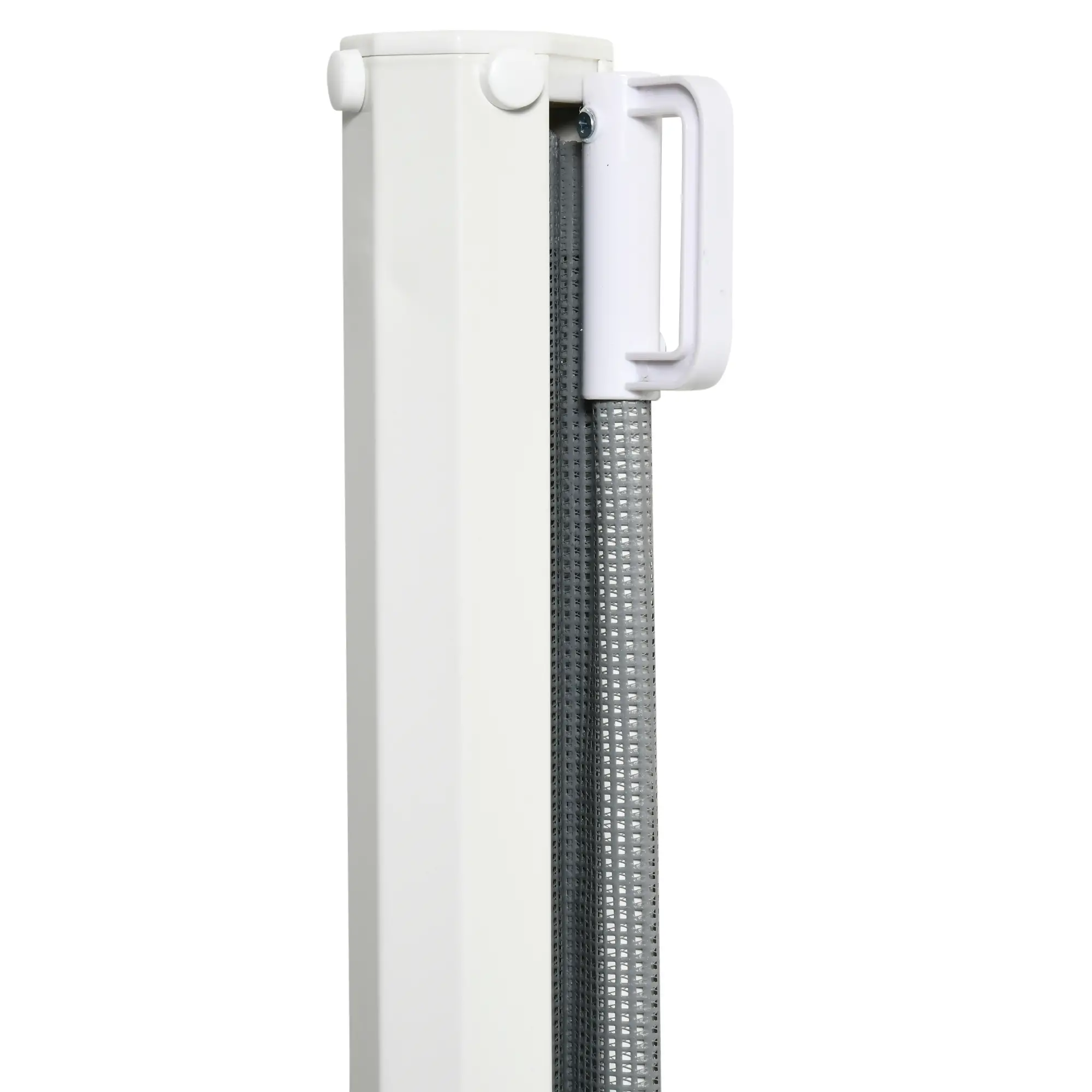 Retractable Pet Safety Gate, Flexible for Stairways Doorways, Grey - Image 9