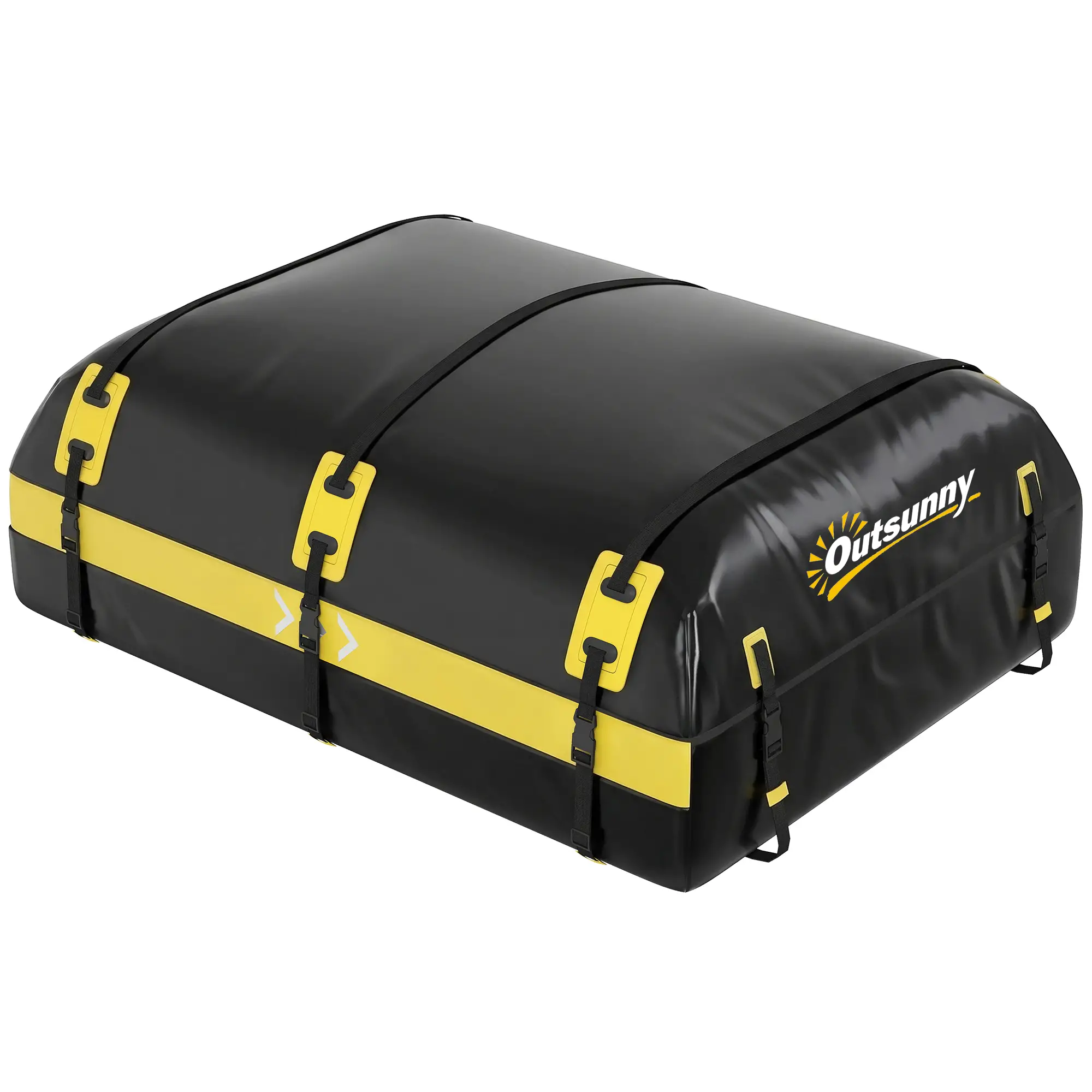Rooftop Cargo Carrier, 21 Cubic Feet, Waterproof Soft-Shell Storage Bag, Yellow