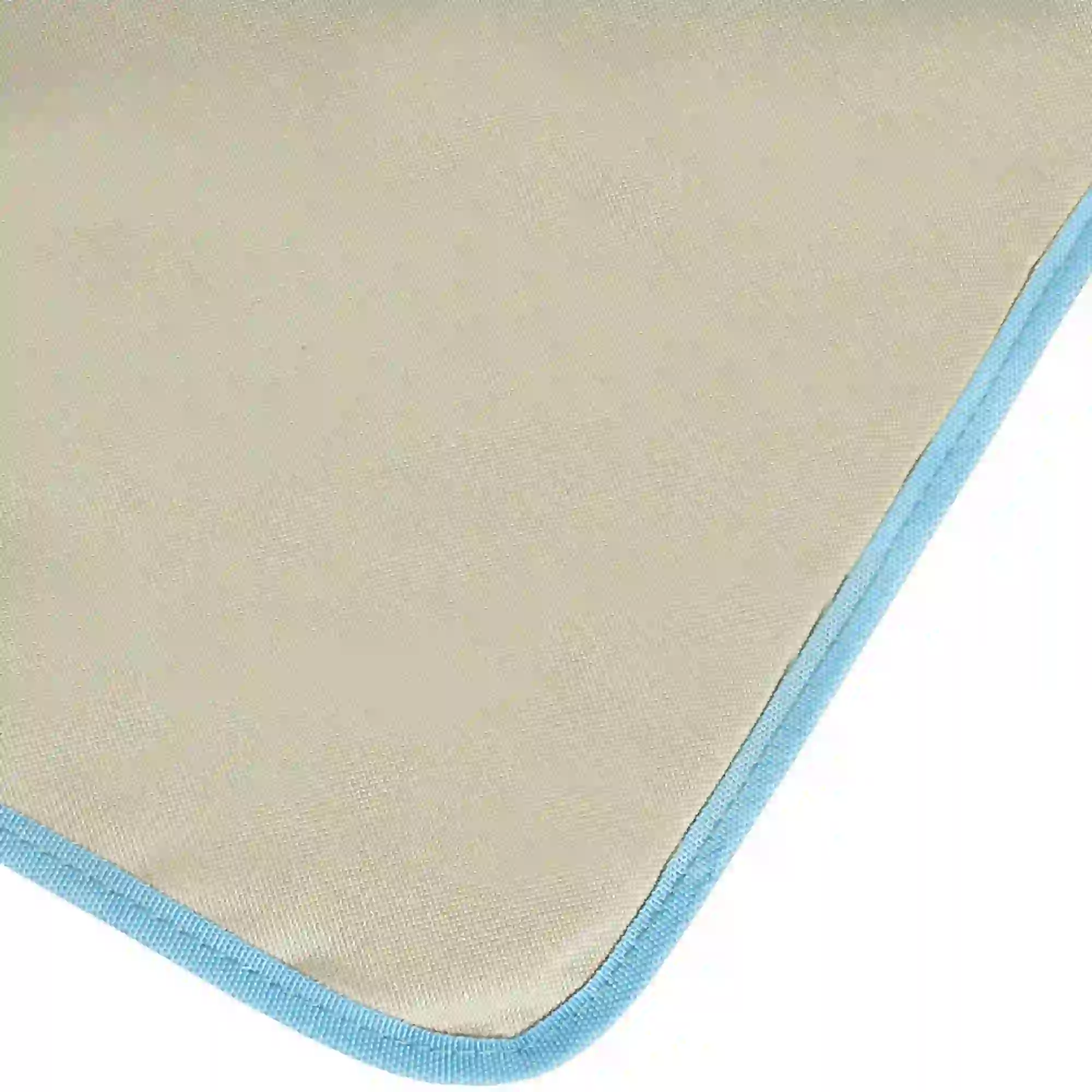 Set of 2 Beach Lounge Chairs, Folding Mat, Adjustable Back, Steel Frame, Beige - Image 9