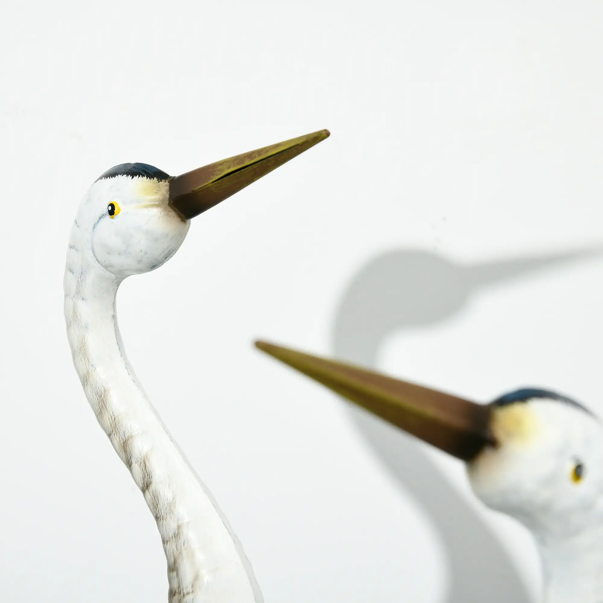 Set of 2 Crane Garden Sculptures, 28.5"-29.1", Blue - Image 7