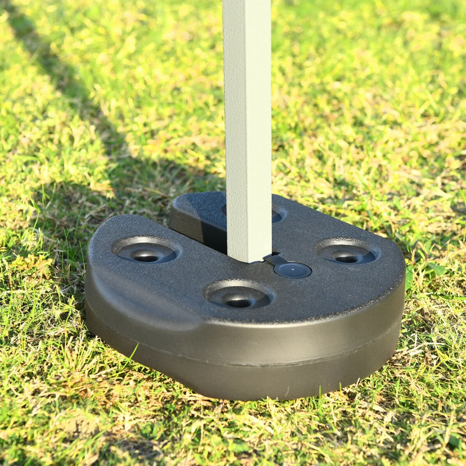 Set Of 4 Canopy Weights 20Lbs Weight Plate Kit, Black - Image 6