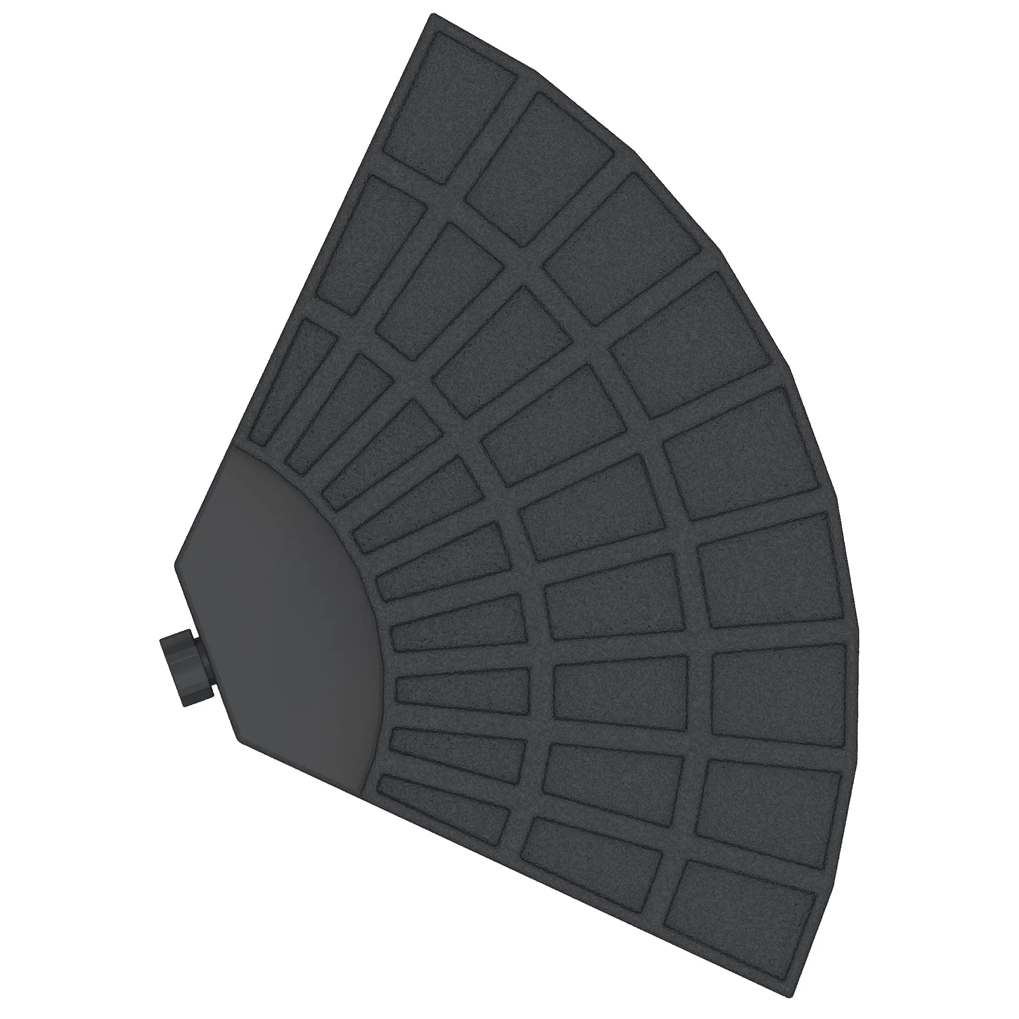 Set of 4 Outdoor Umbrella Base Weights, Cross Base Parasol Holder - Image 10