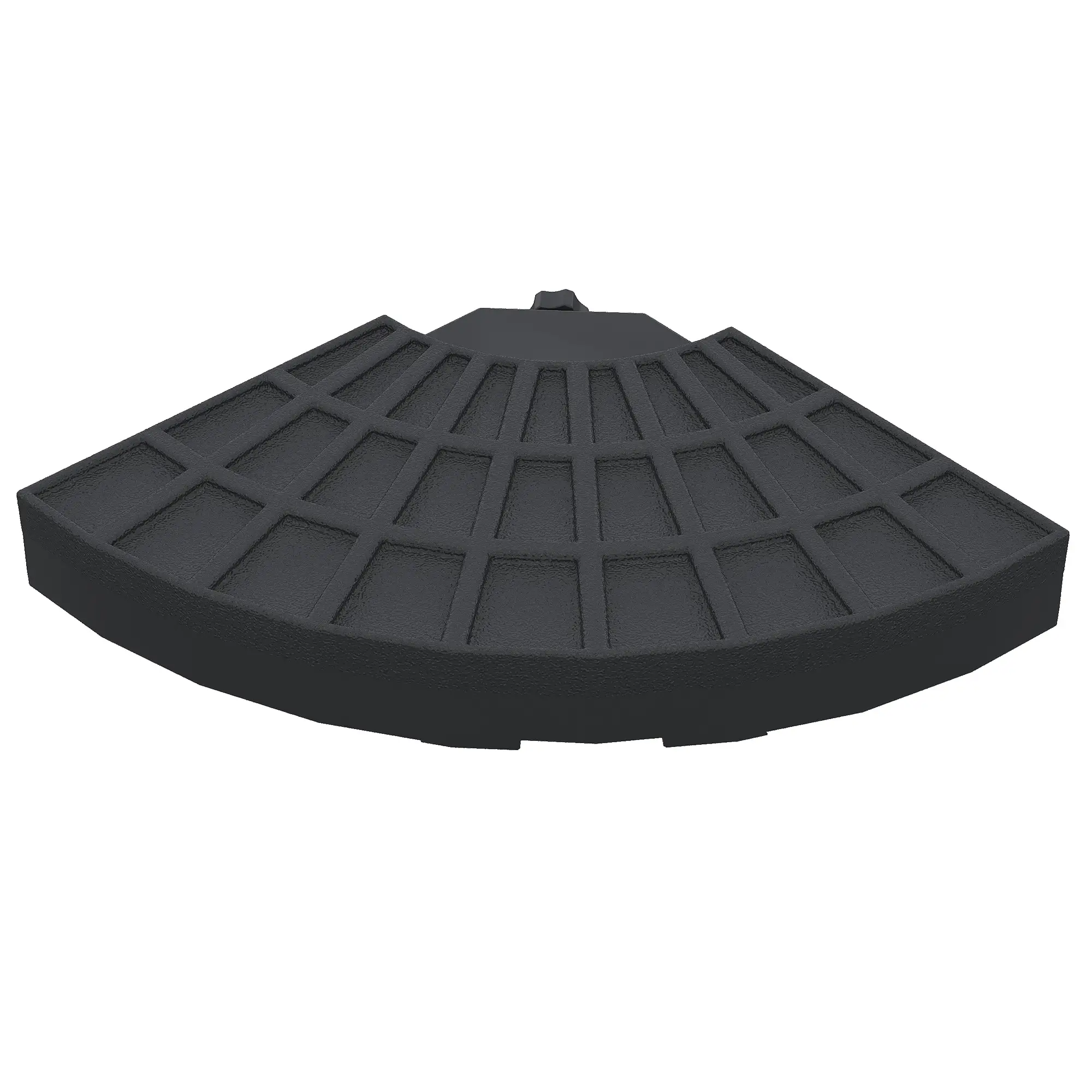 Set of 4 Outdoor Umbrella Base Weights, Cross Base Parasol Holder - Image 7