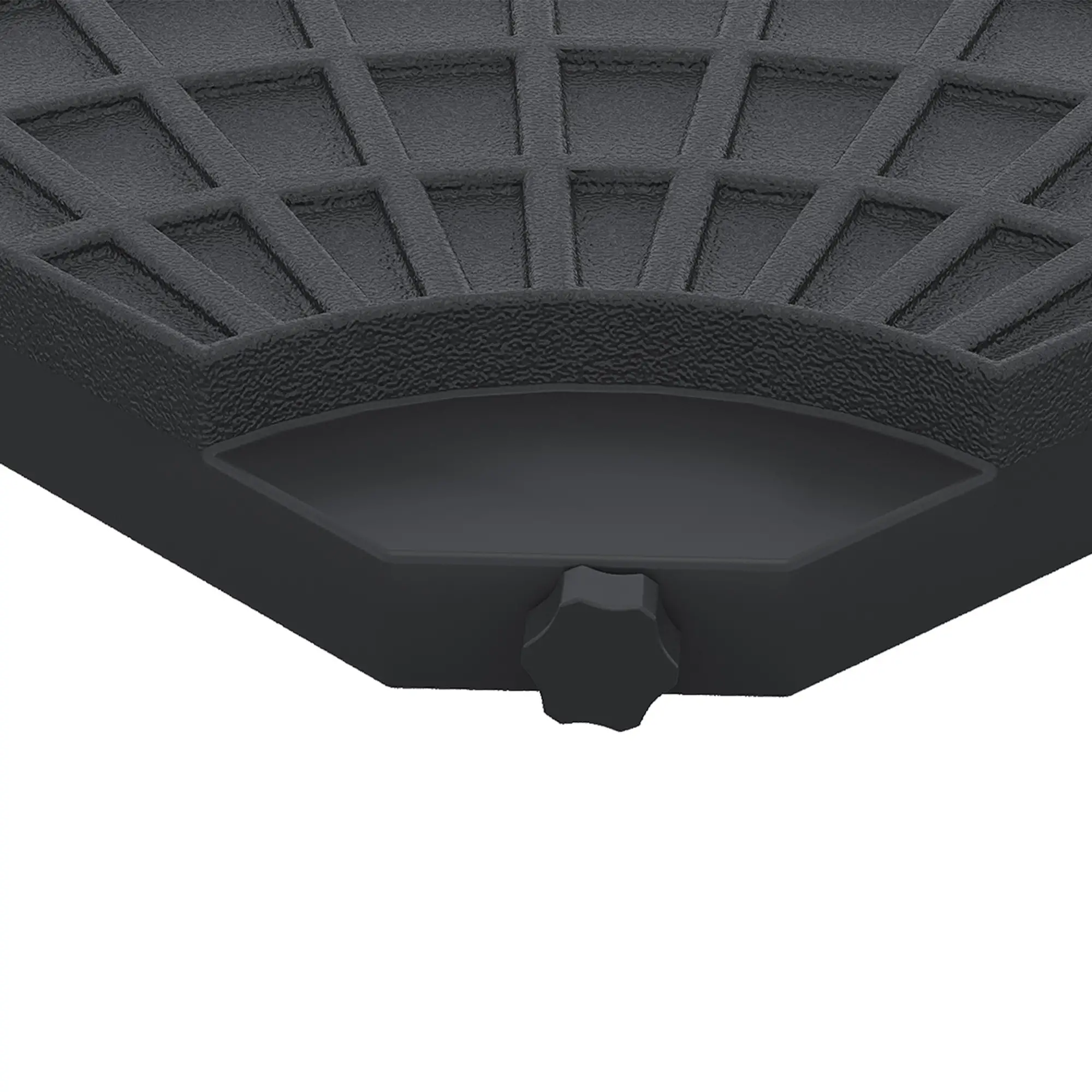 Set of 4 Outdoor Umbrella Base Weights, Cross Base Parasol Holder - Image 9