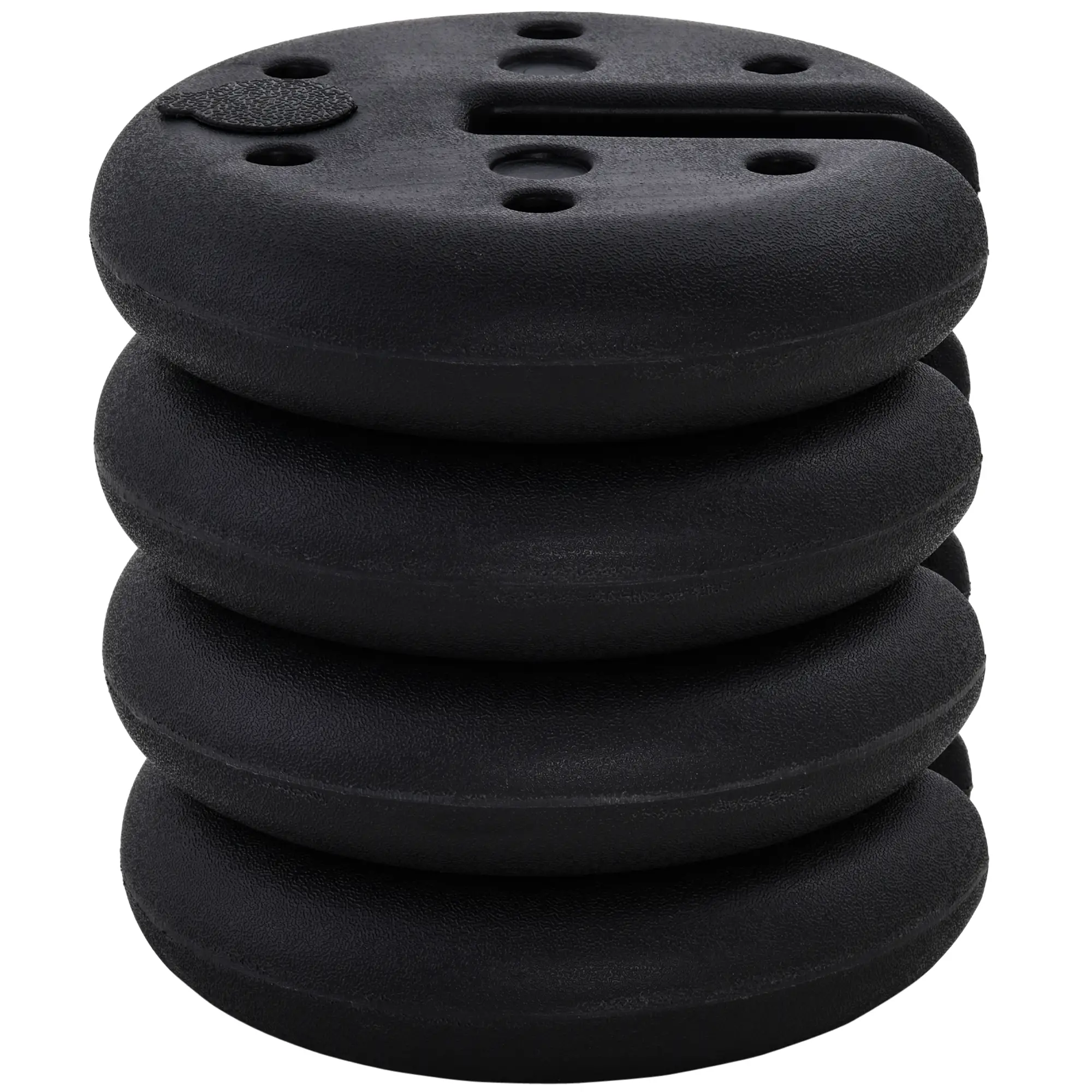 Set of 4 Party Tent Canopy Weight Plates, Gazebo Anchor Base Weights