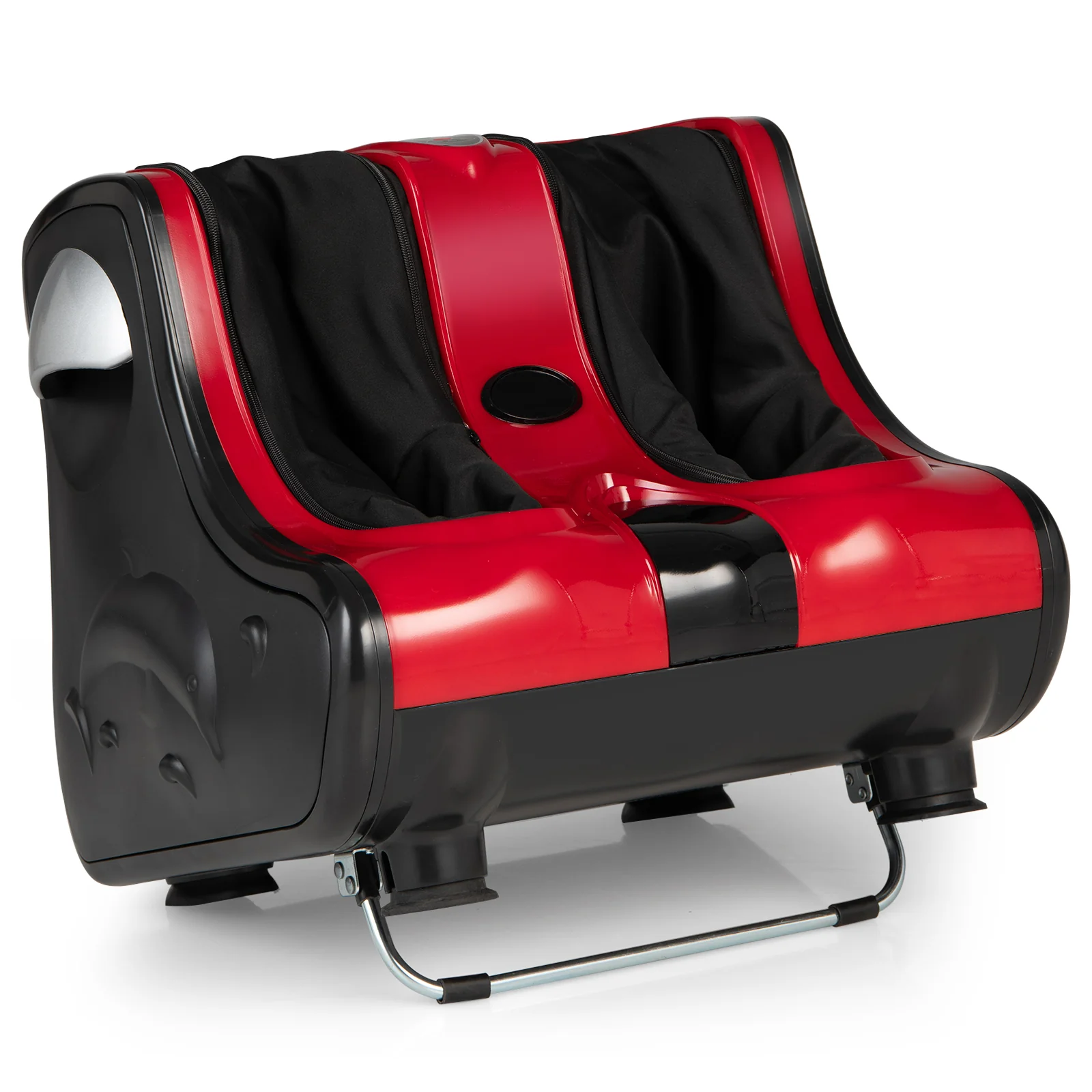 Shiatsu Kneading Rolling Vibration Heating Foot Massager, Red - Image 4