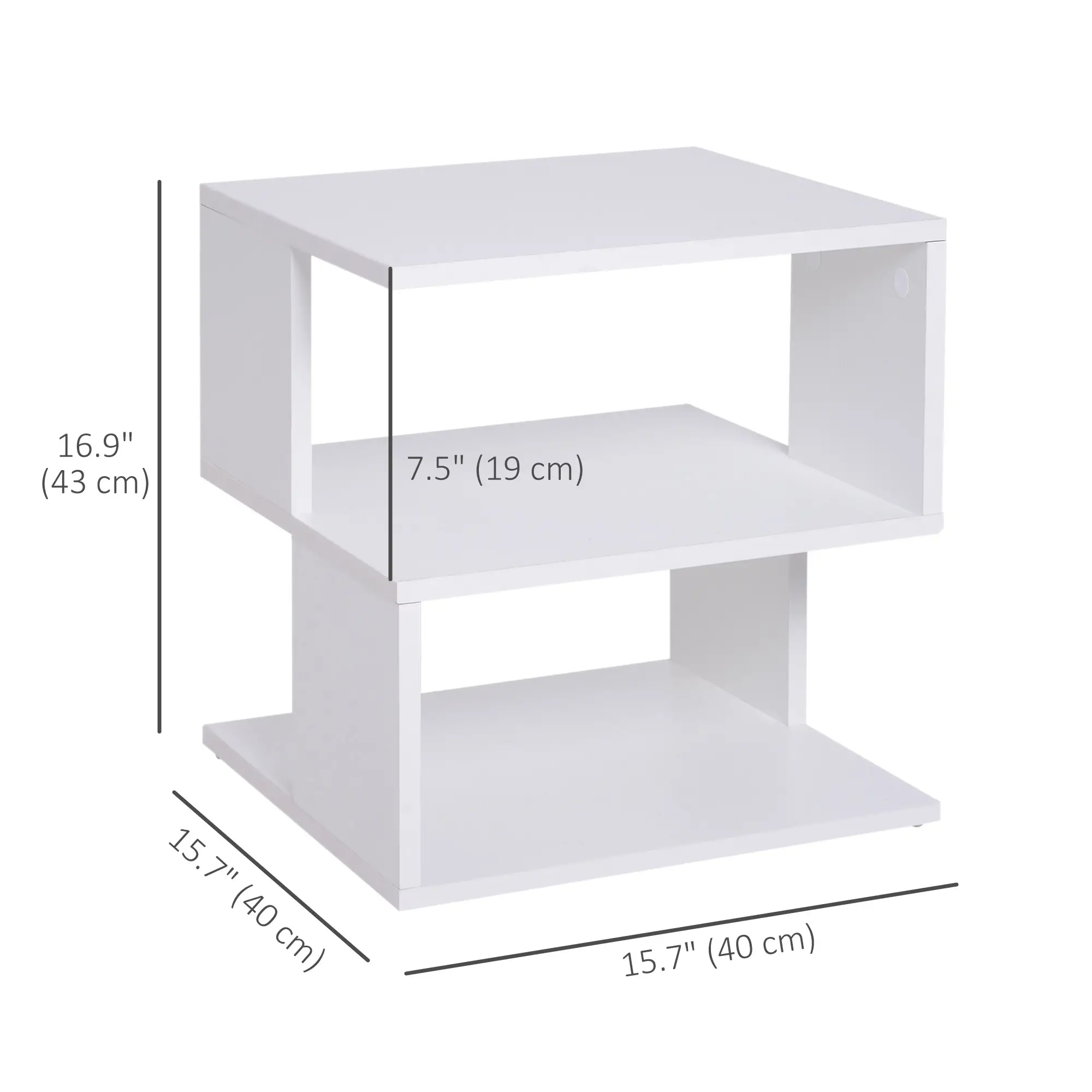 Slim Nightstand, Bedside Stand for Small Spaces - Image 3