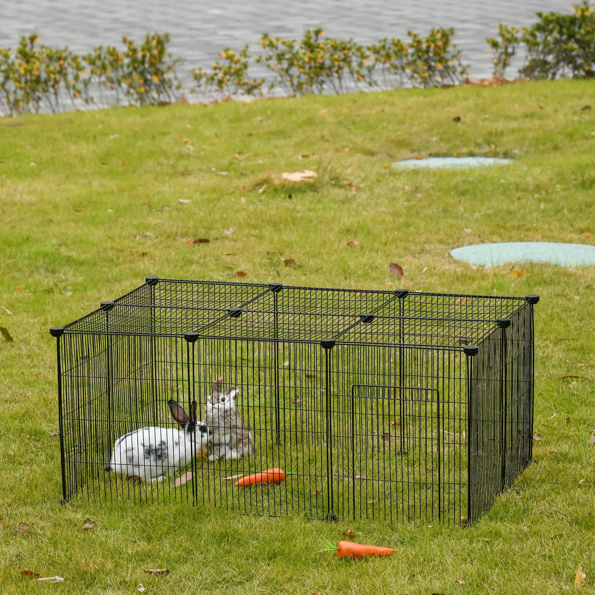 Small Animal Cage for Bunny, Guinea Pig, 16 Panels - Image 8