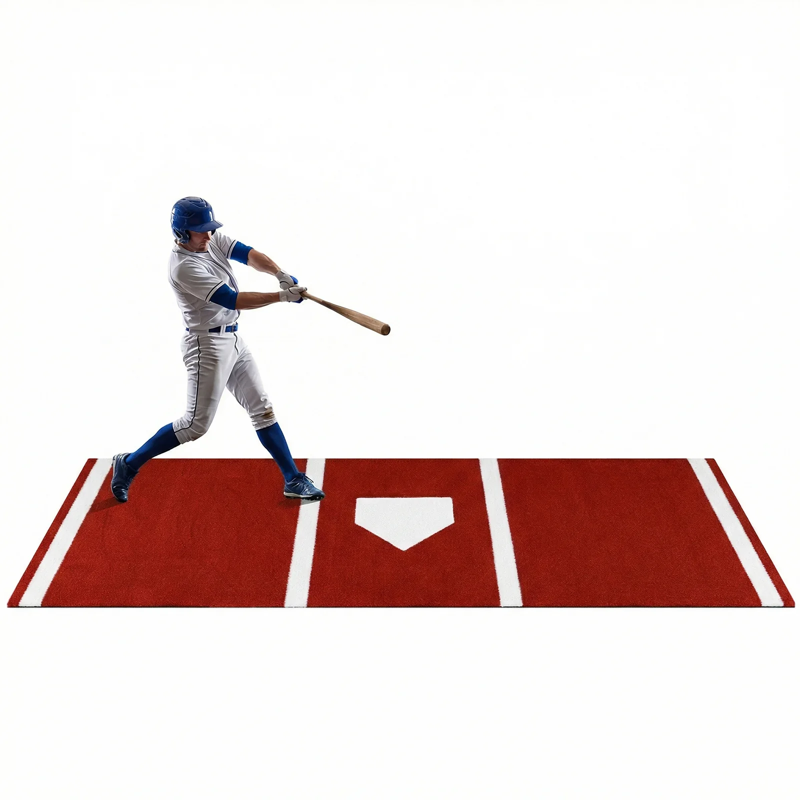 Softball Pitching Mat, 10 x 3 Feet, Training Aid, Red - Image 4