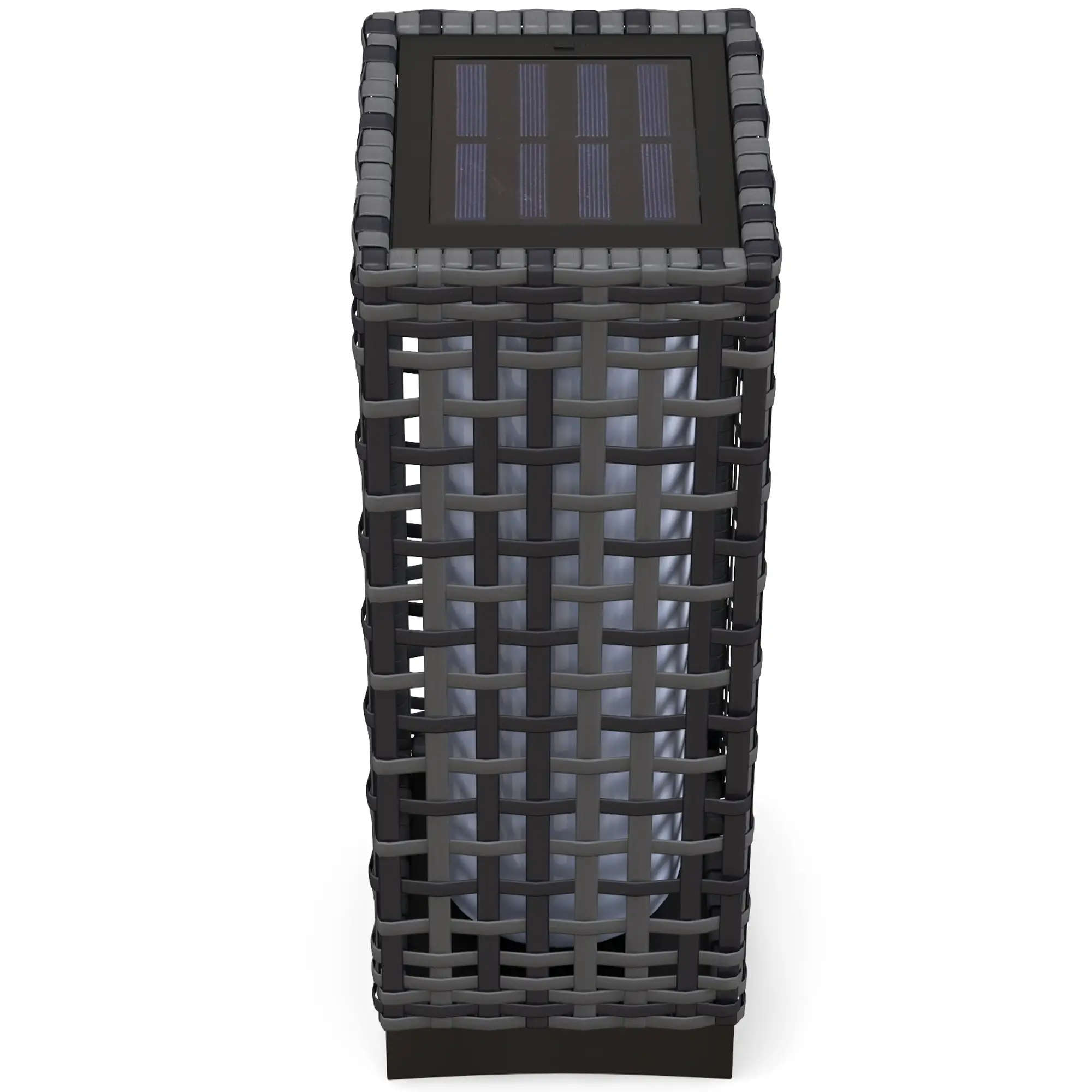 Solar Outdoor Floor Lamp, IP44, Auto LED Lights, Grey