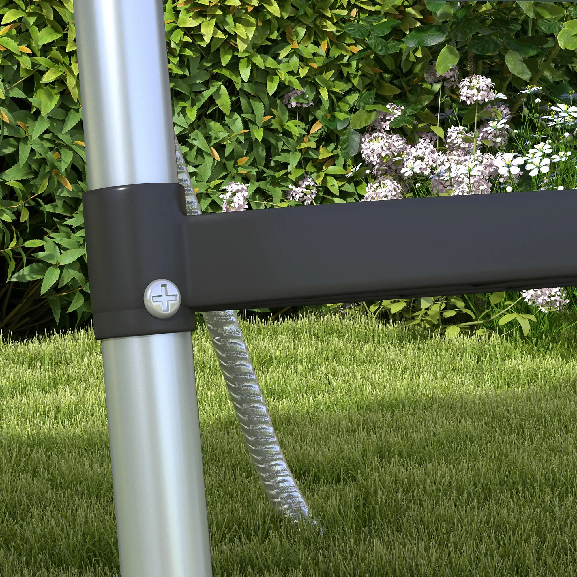 Steel Trampoline Ladder, 2/3 Steps, 43 Inch Length - Image 9