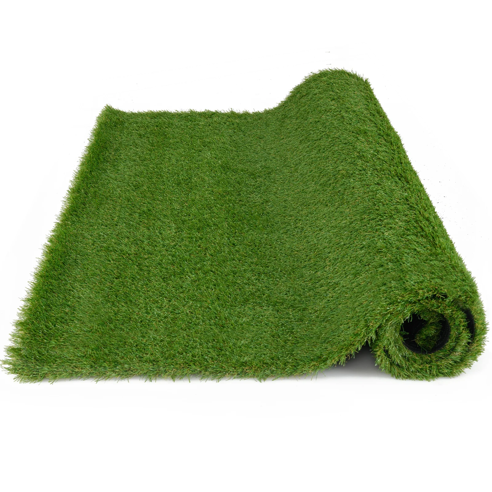 Synthetic Turf Mat With Drainage Holes, M, Green