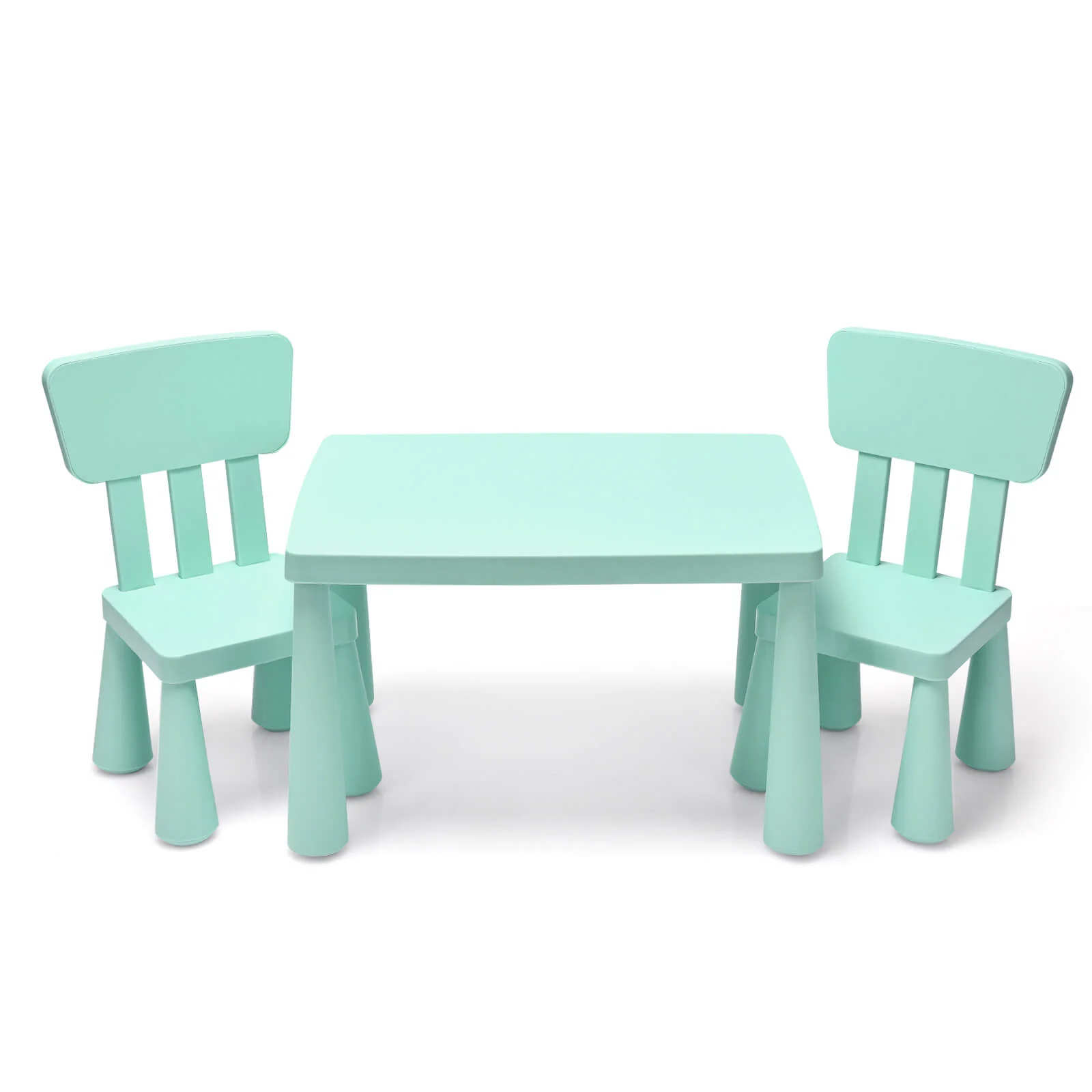 Toddler Activity Play Table And Chair Set, 3 Pieces, Green