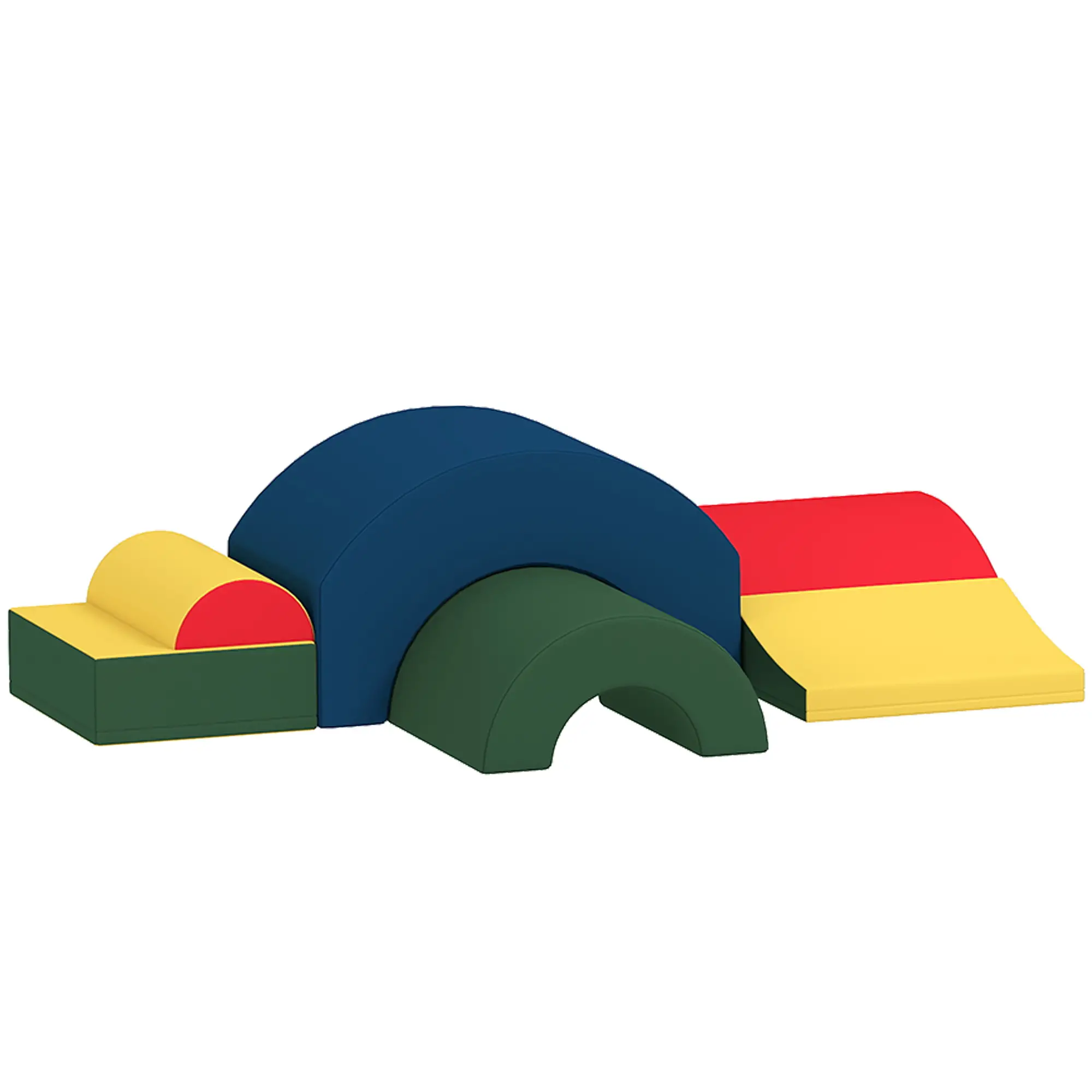 Toddlers Climbing Toys, 5-Piece Foam Blocks, Soft Play Set