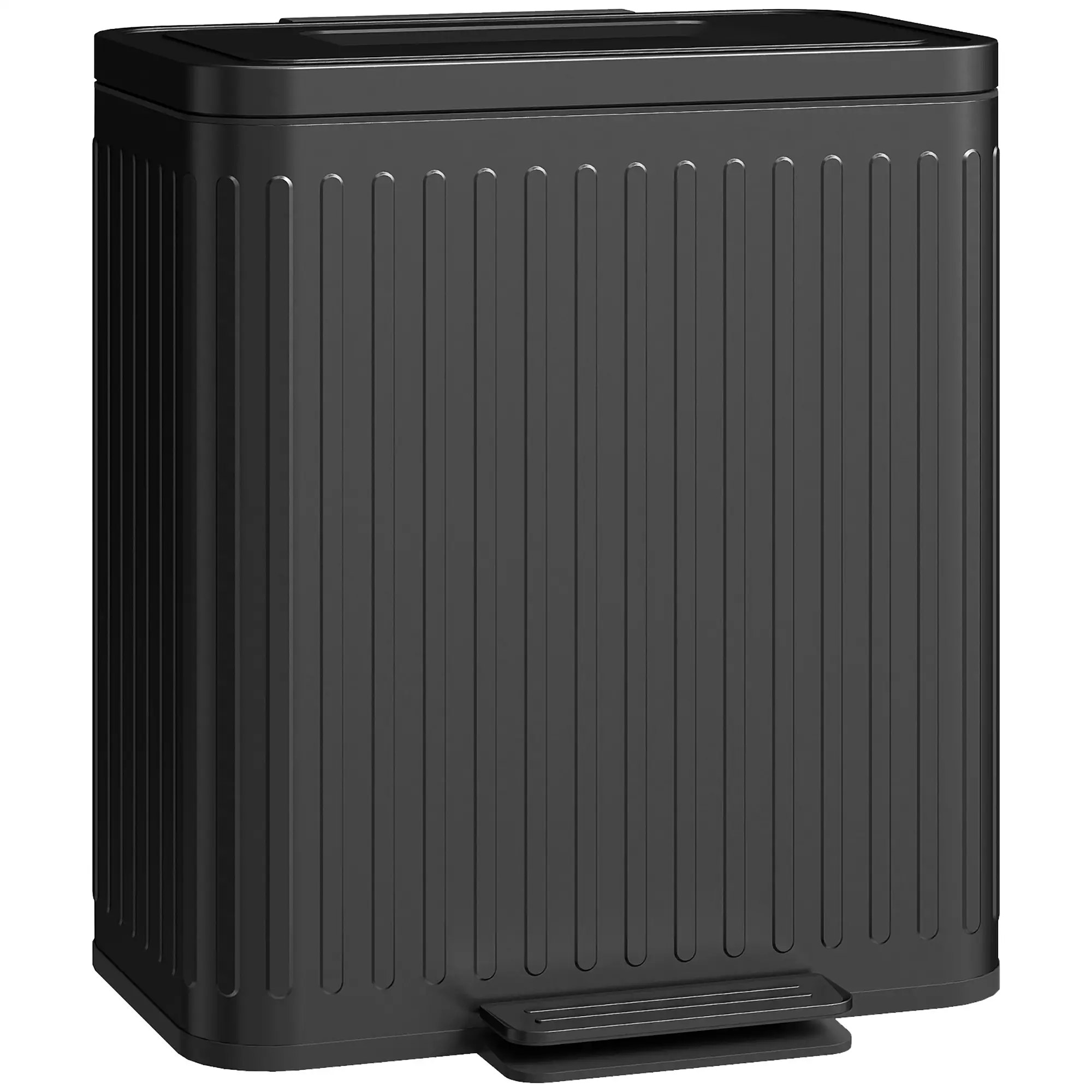 Trash Can, 2 x 5.3 Gallon, Soft Close Lid, Removable Inner Buckets - Image 11