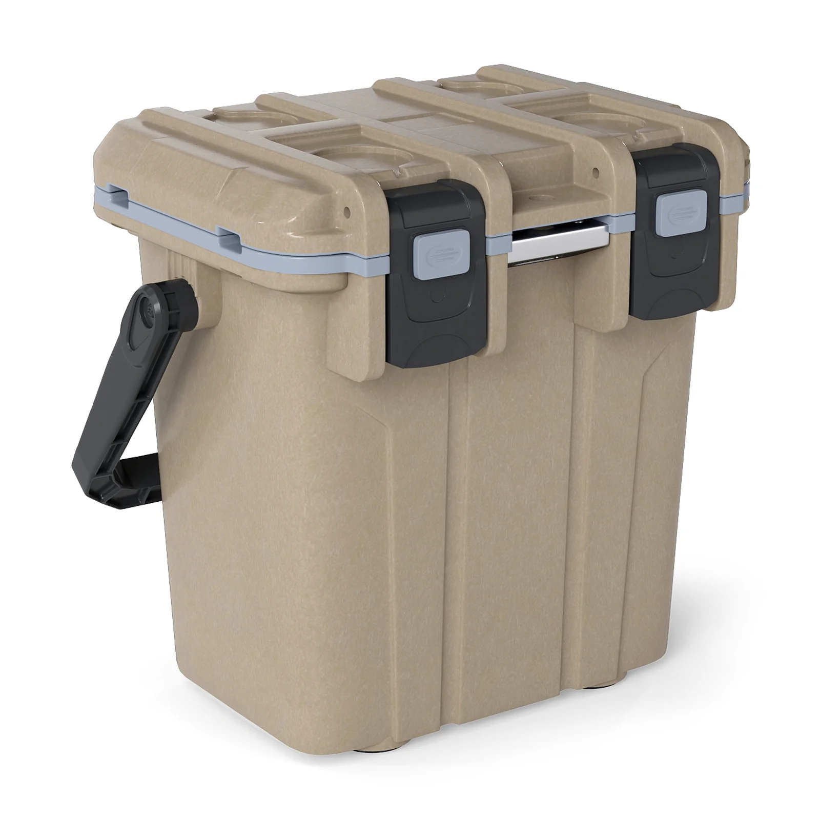 Ultra-Light Injection Molded Cooler 21 QT Hard Ice Chest, Coffee - Image 4