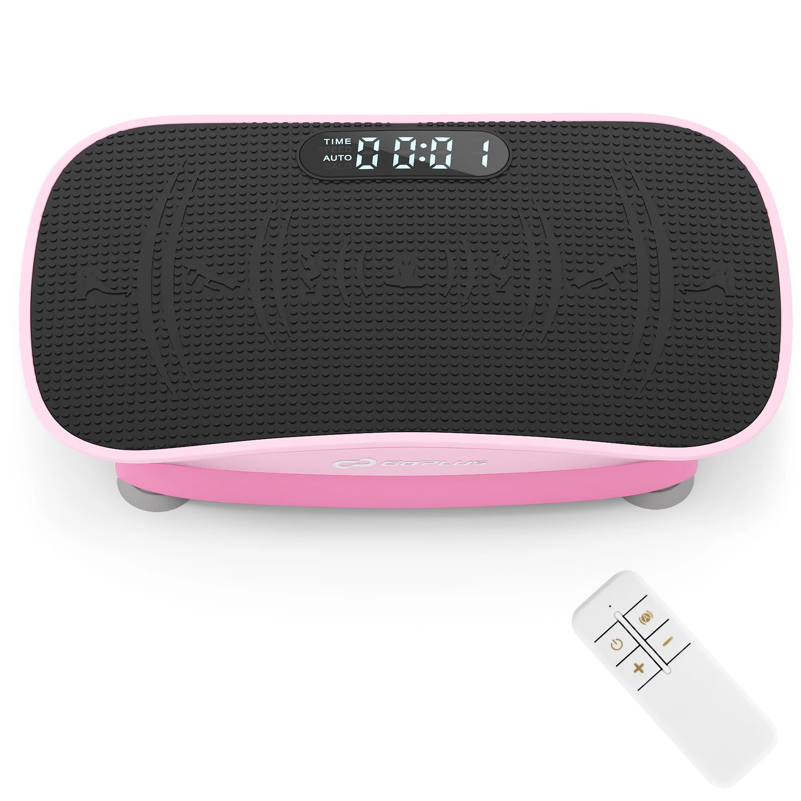 Vibration Plate Exercise Machine, 10 Speed Intensities, Pink - Image 3