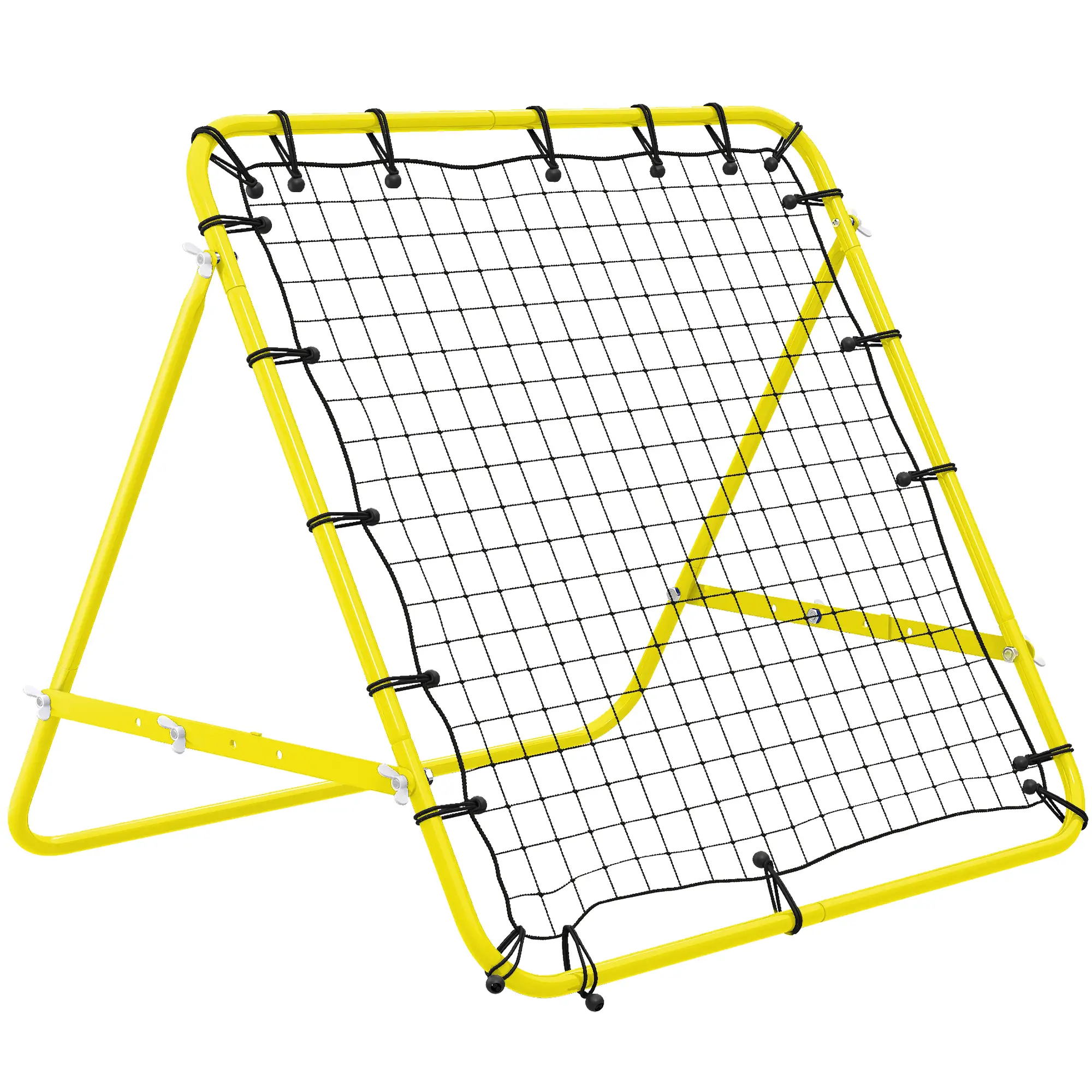 Volleyball Rebounder Net, Football Training Aid, Kickback Target, Yellow - Image 11