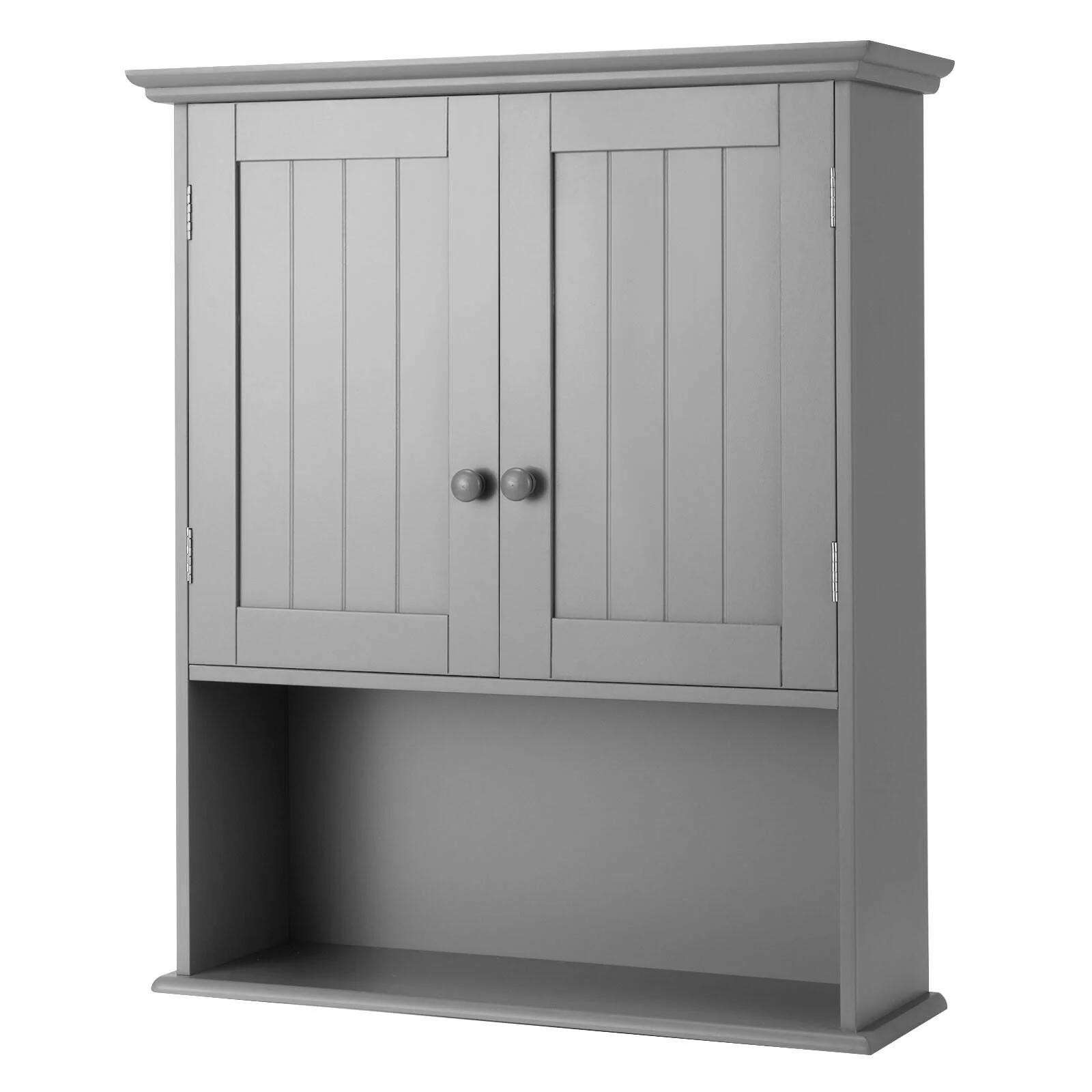 Wall Mount Bathroom Storage Cabinet, Gray - Image 4