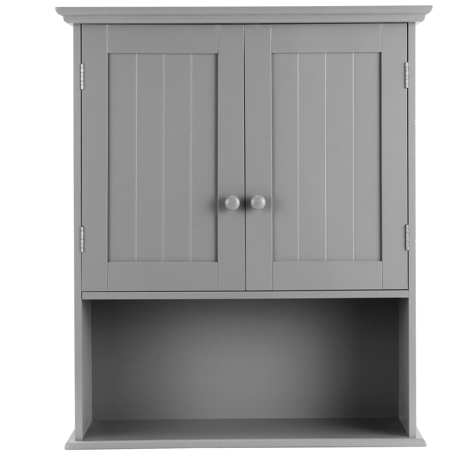 Wall Mount Bathroom Storage Cabinet, Gray - Image 9