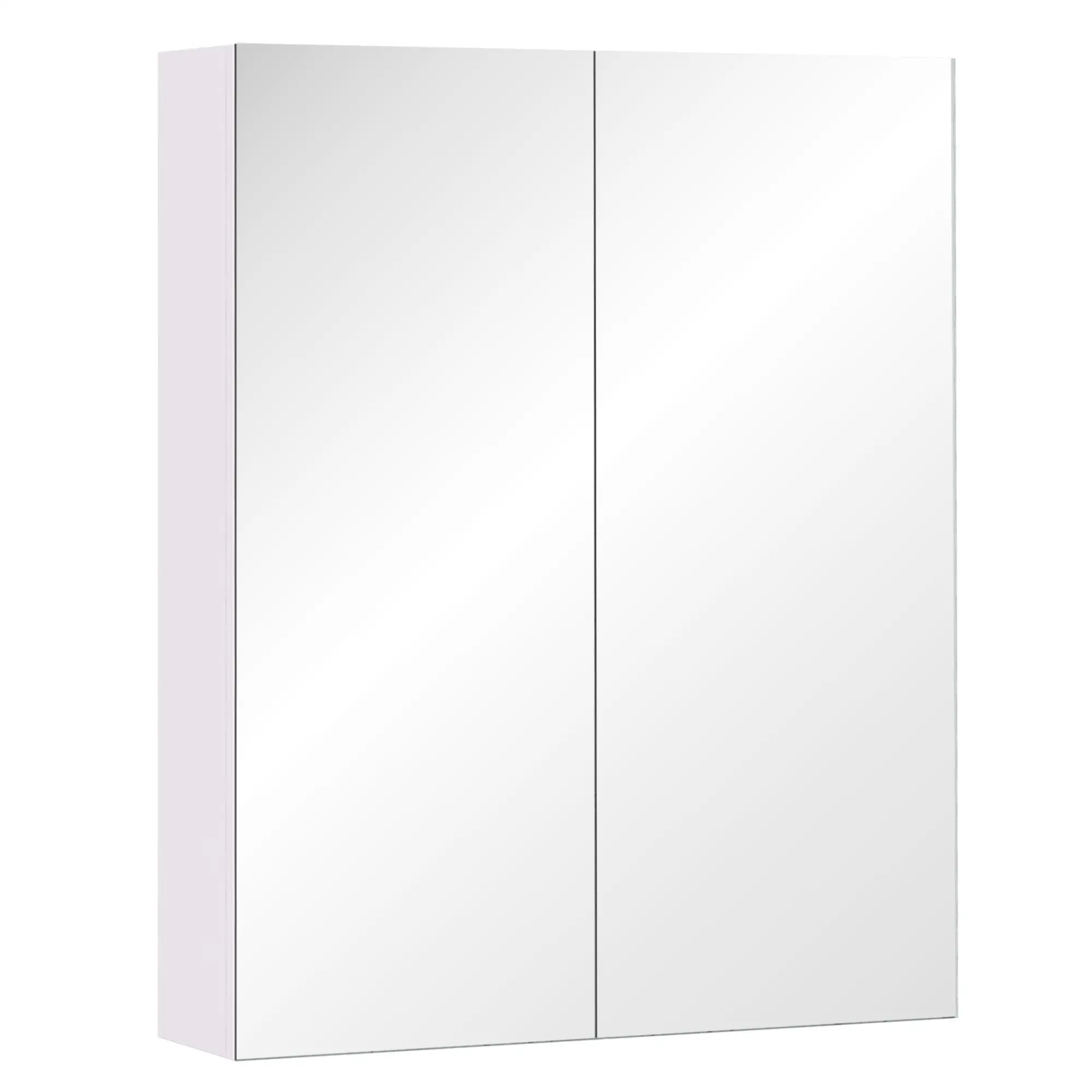 Wall Mount Medicine Cabinet with Mirror, Adjustable Shelf, Double Door, Soft Closing, 23.5" x 29.5", Light Lilac